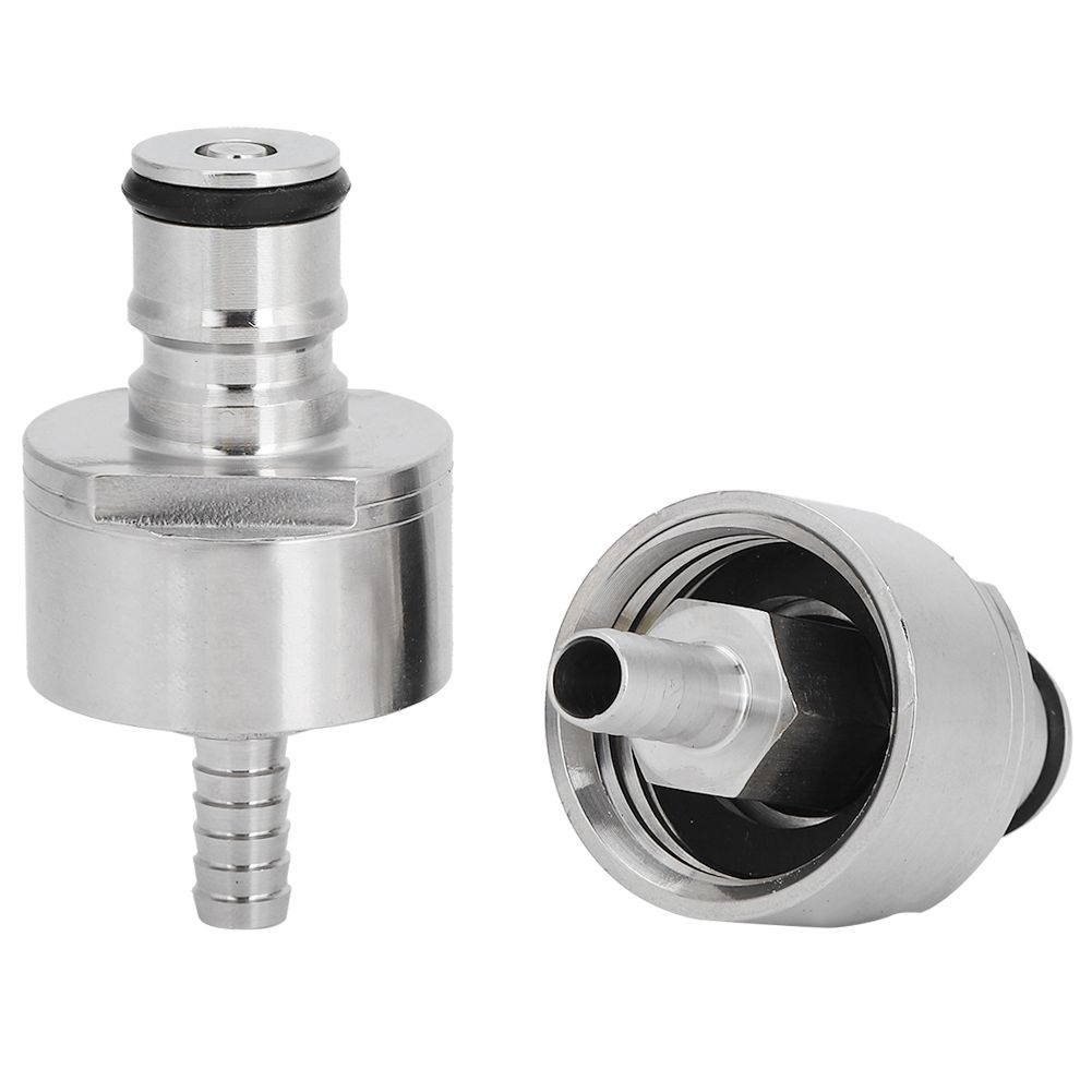 2Pcs Stainless Steel Carbonation Cap with 5/16in Barb Ball Lock Type Fit Soft view 4