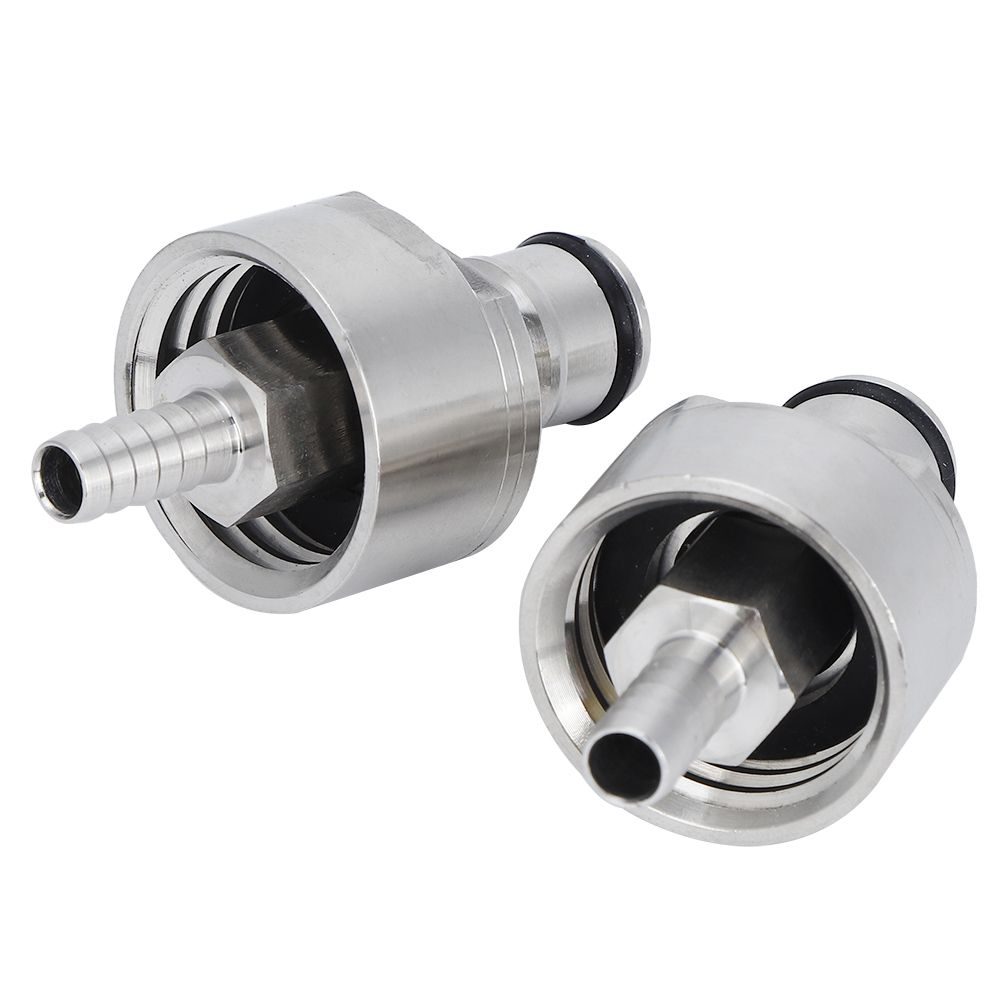 2Pcs Stainless Steel Carbonation Cap with 5/16in Barb Ball Lock Type Fit Soft view 7