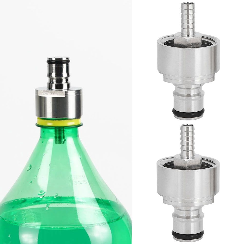 2Pcs Stainless Steel Carbonation Cap with 5/16in Barb Ball Lock Type Fit Soft view 9