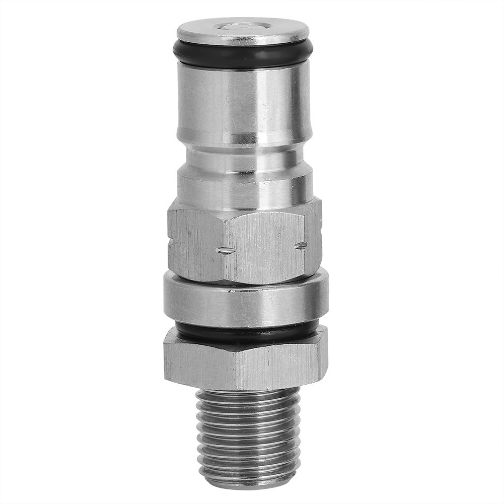 304 Stainless Steel Beer Keg Ball Lock Adapter Post Pressure Relief Valve view 2