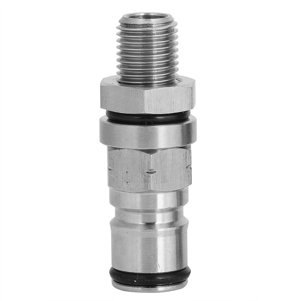 304 Stainless Steel Beer Keg Ball Lock Adapter Post Pressure Relief Valve view 3