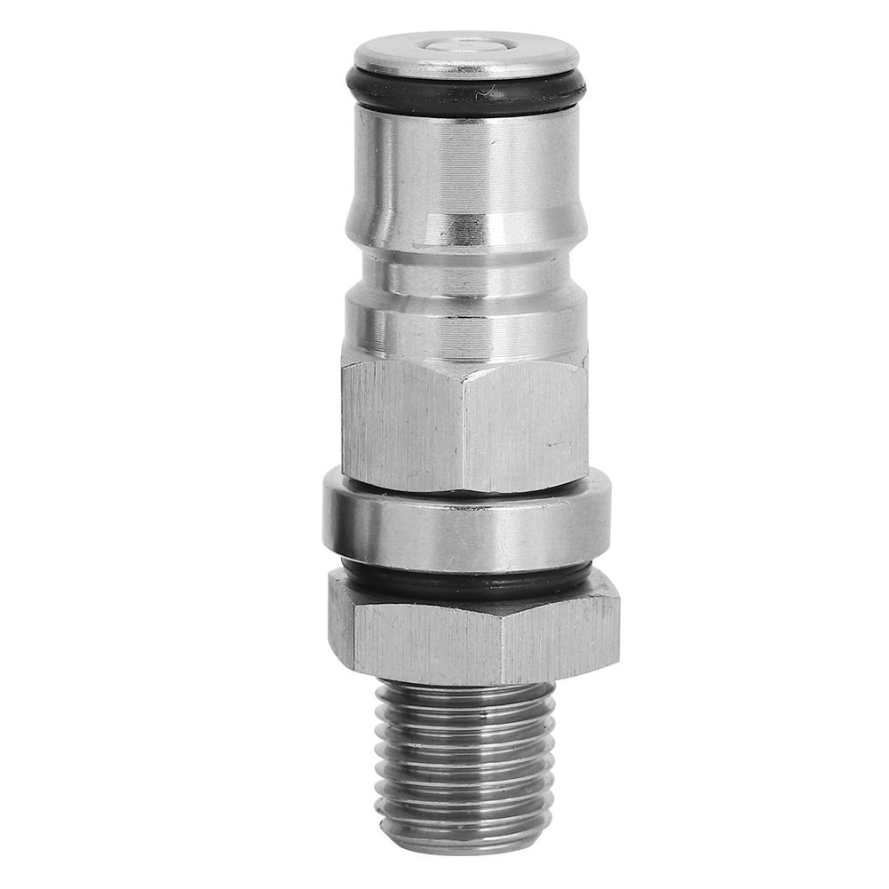 304 Stainless Steel Beer Keg Ball Lock Adapter Post Pressure Relief Valve view 3