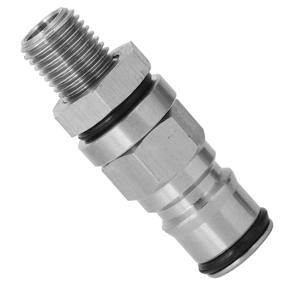 304 Stainless Steel Beer Keg Ball Lock Adapter Post Pressure Relief Valve view 4