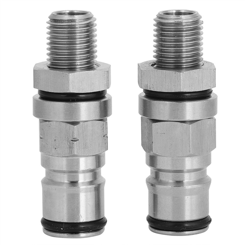 304 Stainless Steel Beer Keg Ball Lock Adapter Post Pressure Relief Valve view 2