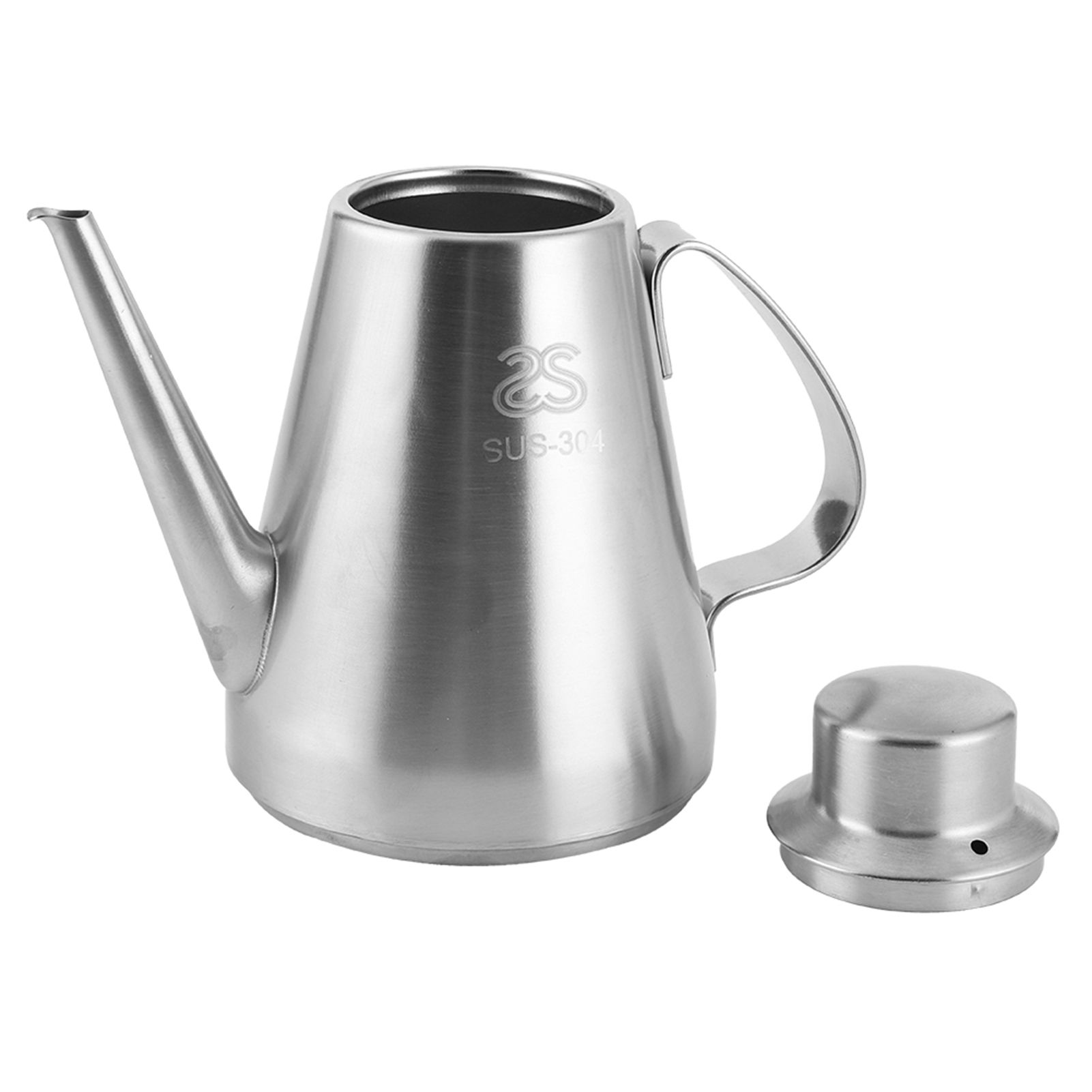 Stainless Steel Household Kitchen Handle Oil Pot Bottle Storage Container with view 4