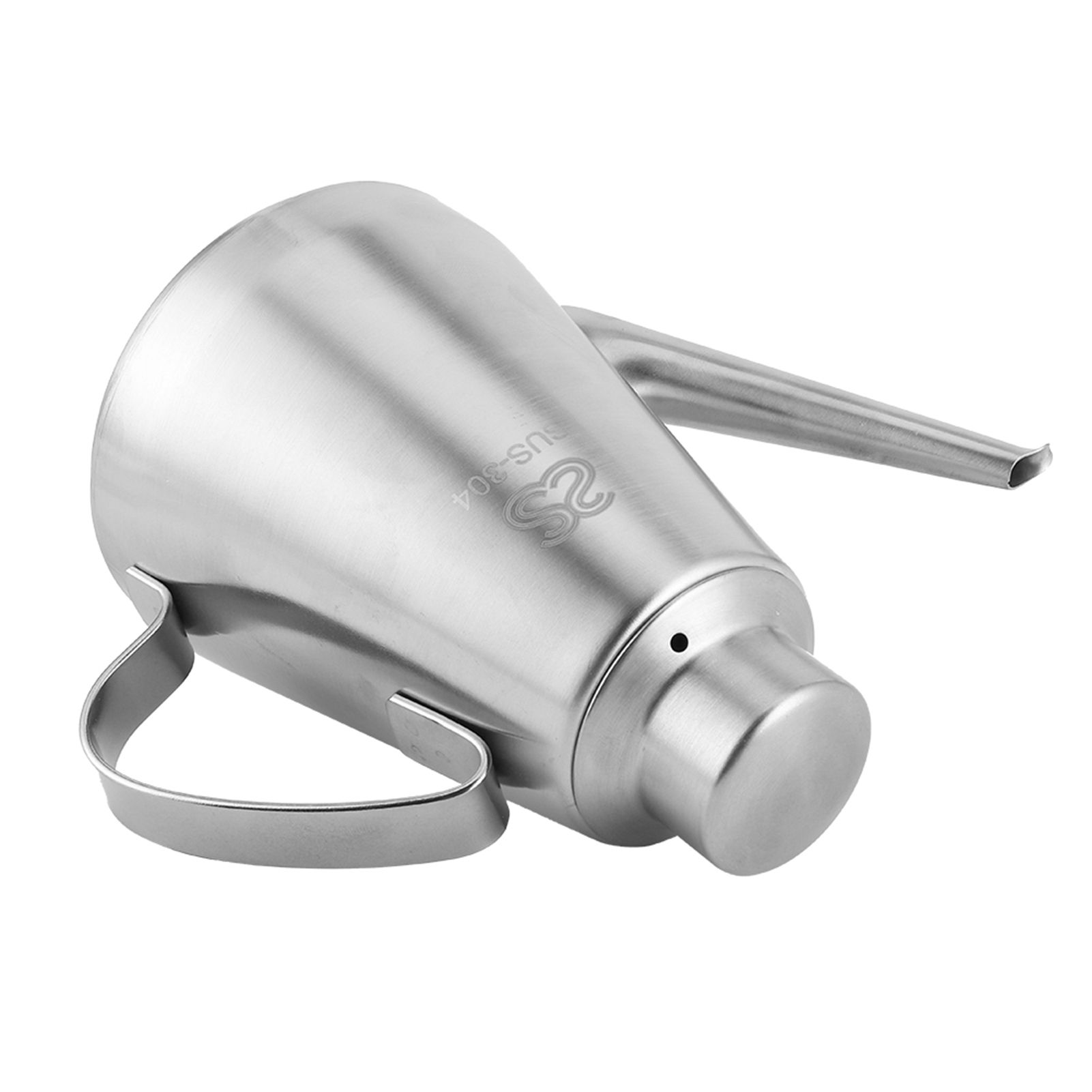 Stainless Steel Household Kitchen Handle Oil Pot Bottle Storage Container with view 5