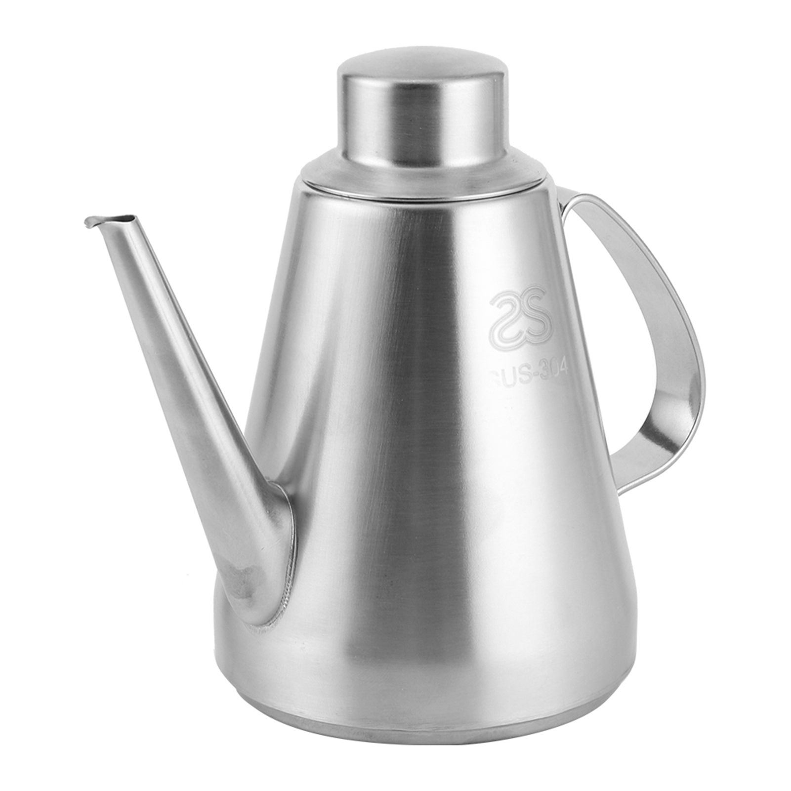 Stainless Steel Household Kitchen Handle Oil Pot Bottle Storage Container with view 7