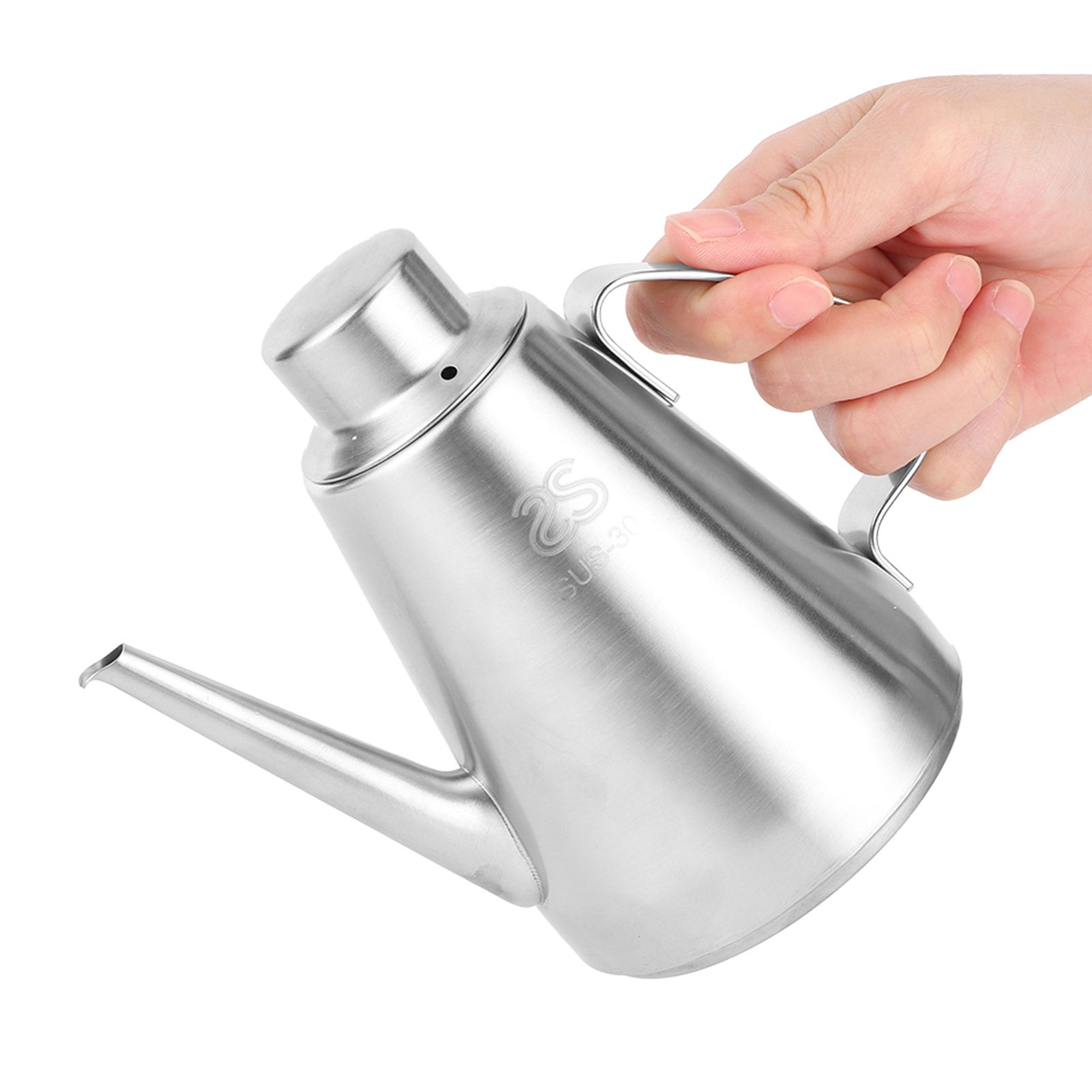 Stainless Steel Household Kitchen Handle Oil Pot Bottle Storage Container with view 8