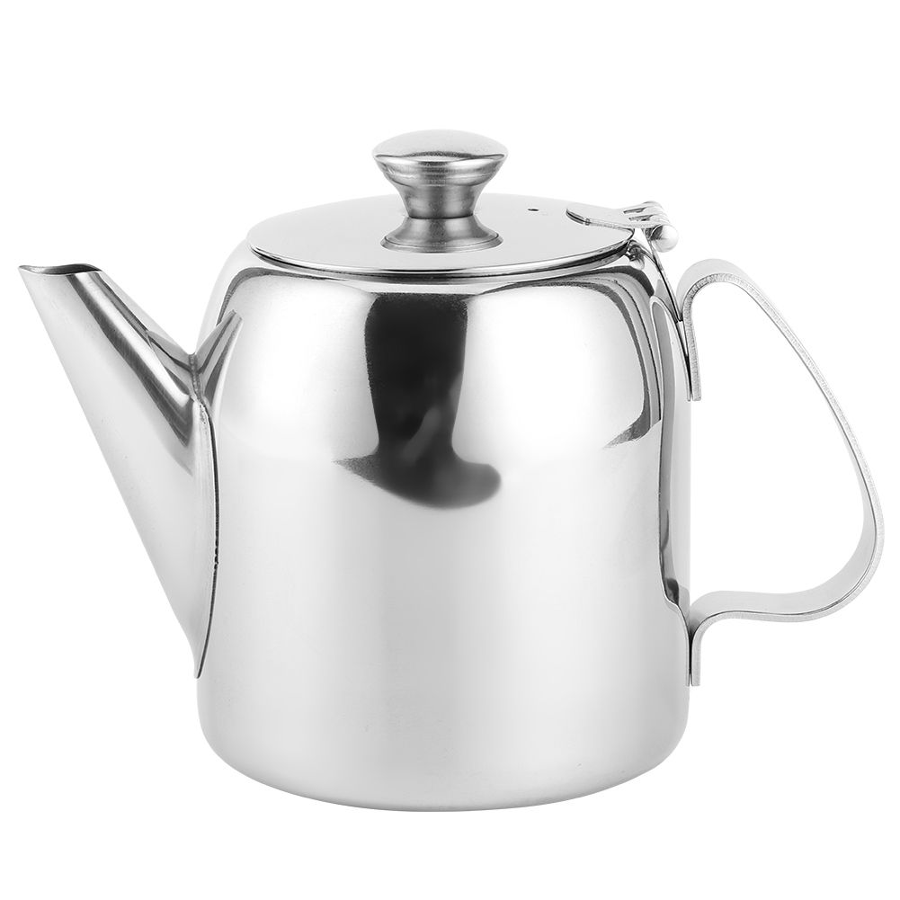 Coffee Pot Teapot Stainless Steel Kettle Cold Water Jug Short Spout for Hotel view 2