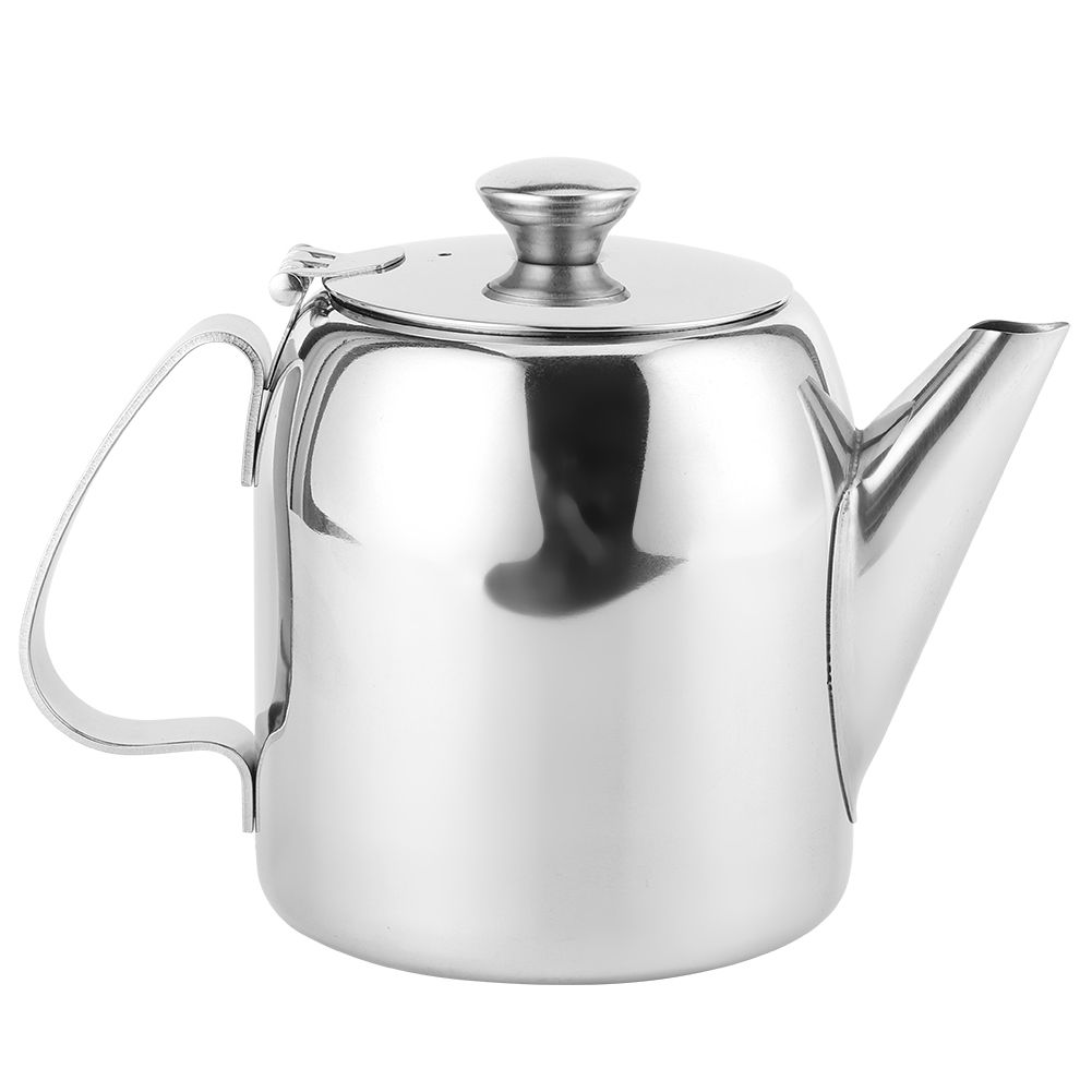 Coffee Pot Teapot Stainless Steel Kettle Cold Water Jug Short Spout for Hotel view 6