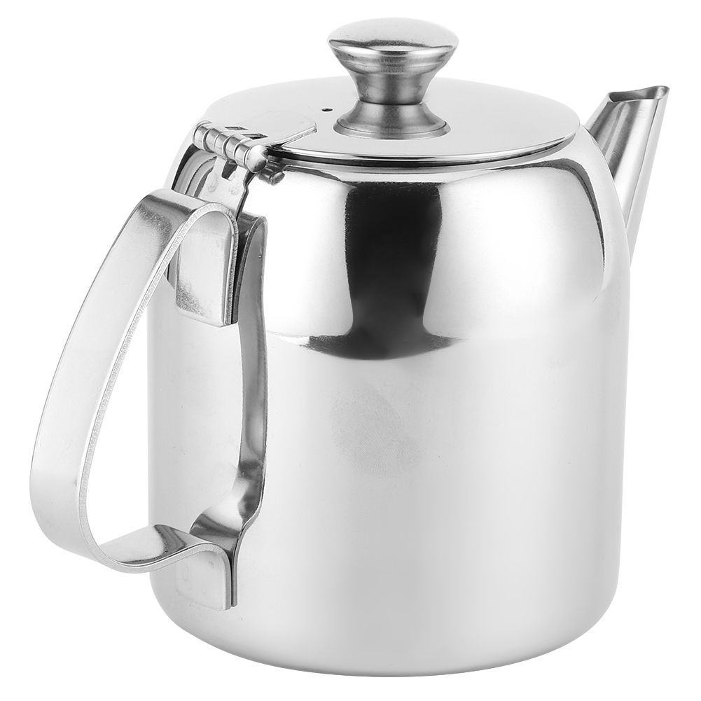 Coffee Pot Teapot Stainless Steel Kettle Cold Water Jug Short Spout for Hotel view 8