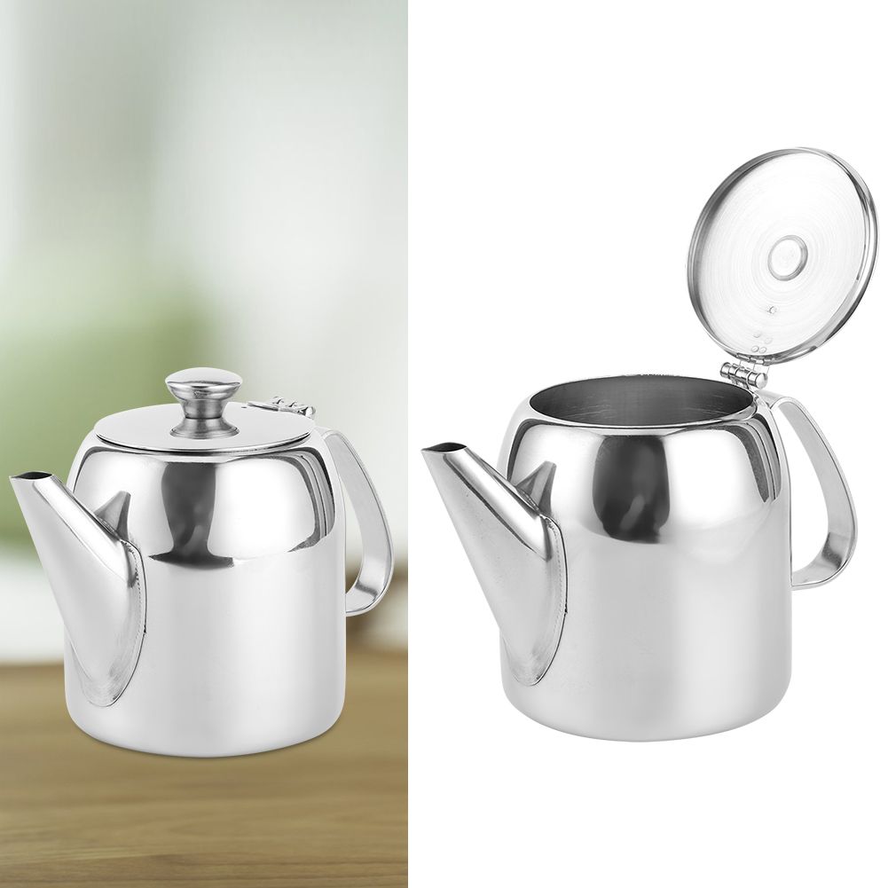 Coffee Pot Teapot Stainless Steel Kettle Cold Water Jug Short Spout for Hotel view 10