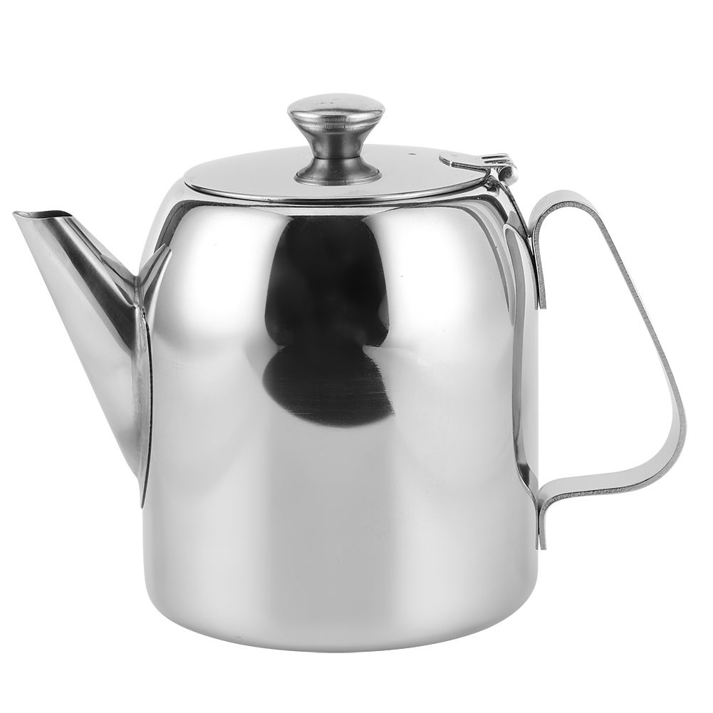 Coffee Pot Teapot Stainless Steel Kettle Cold Water Jug Short Spout for Hotel view 2
