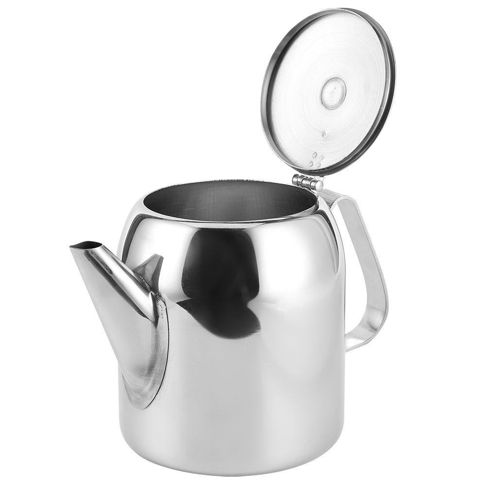 Coffee Pot Teapot Stainless Steel Kettle Cold Water Jug Short Spout for Hotel view 4