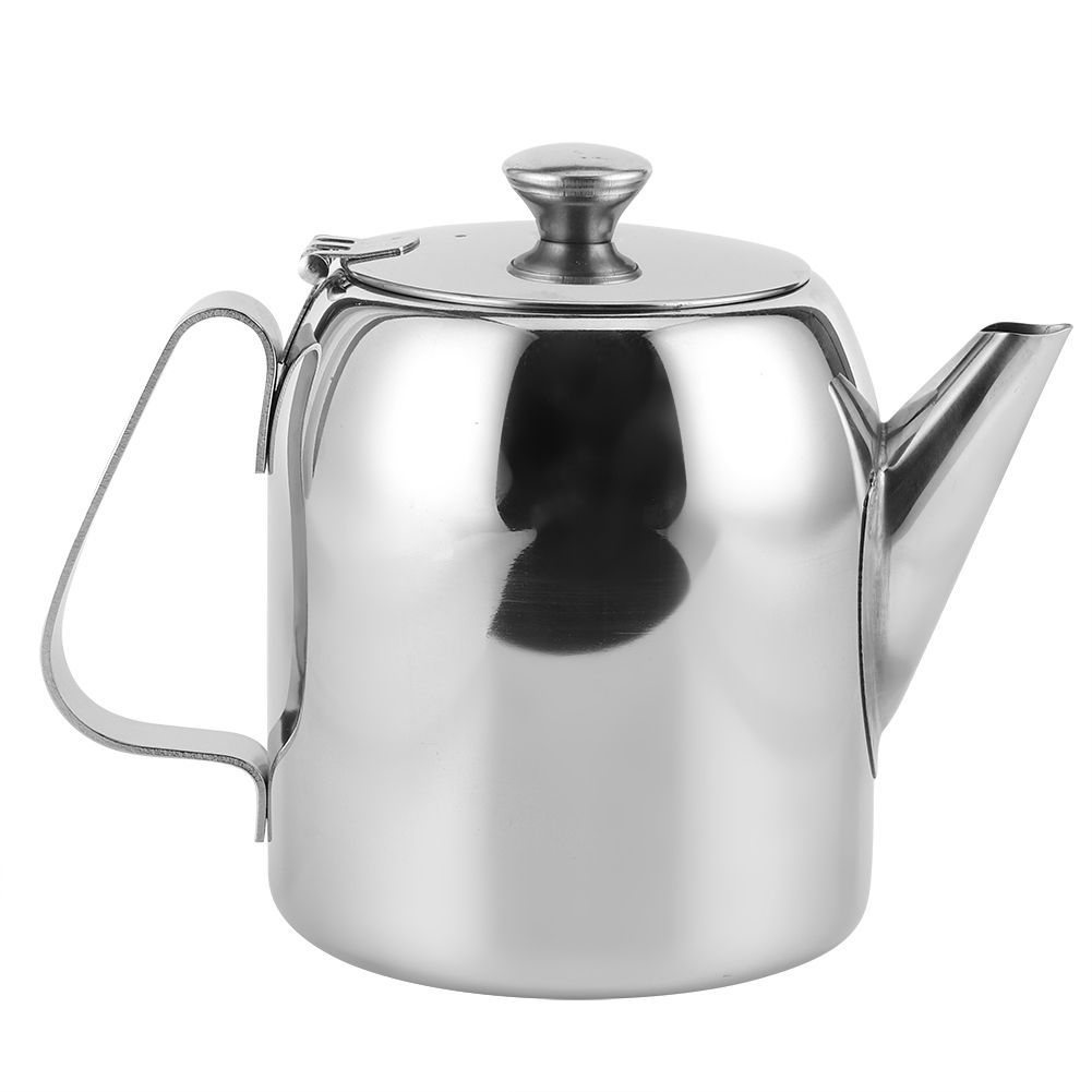 Coffee Pot Teapot Stainless Steel Kettle Cold Water Jug Short Spout for Hotel view 6