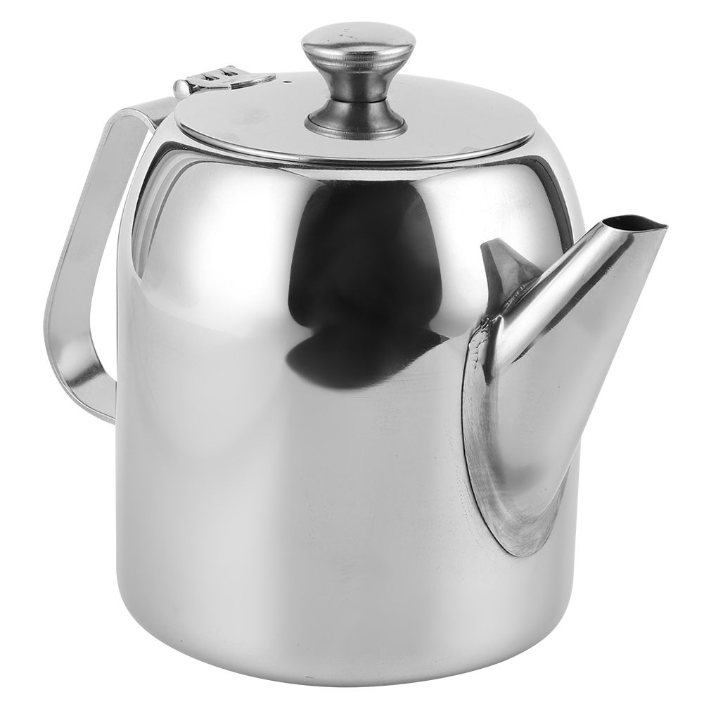Coffee Pot Teapot Stainless Steel Kettle Cold Water Jug Short Spout for Hotel view 7
