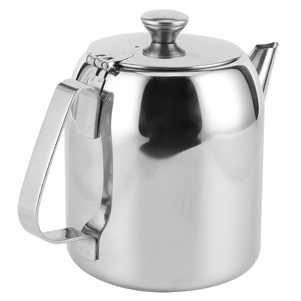 Coffee Pot Teapot Stainless Steel Kettle Cold Water Jug Short Spout for Hotel view 8