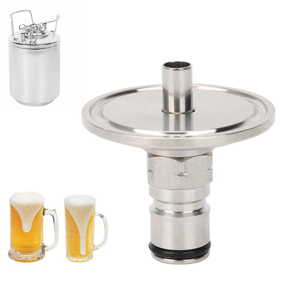 1.5in Gas Lock Post Adapter Tri Clamp to Ball Connector Beer Brewing Accessory view 9