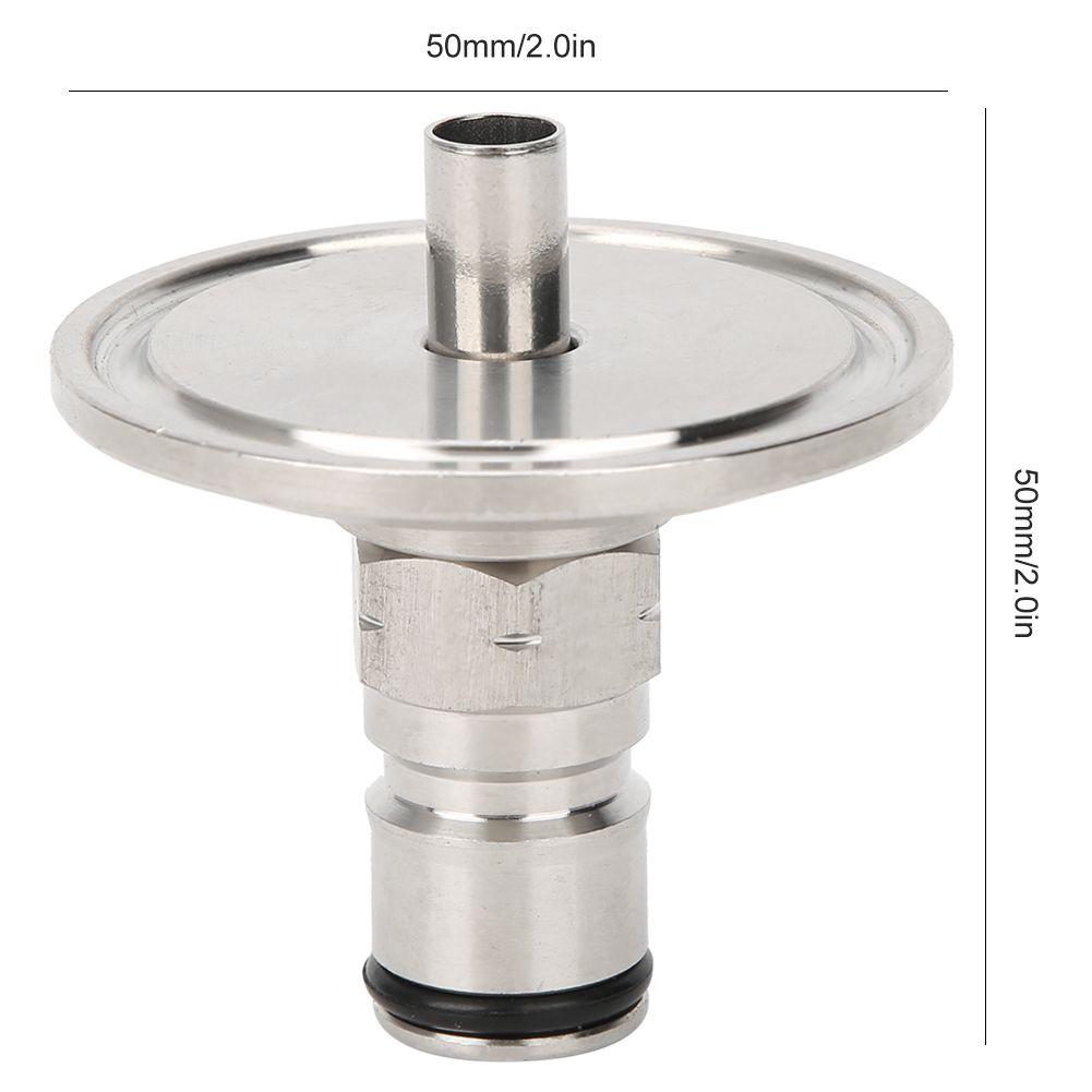1.5in Gas Lock Post Adapter Tri Clamp to Ball Connector Beer Brewing Accessory view 11