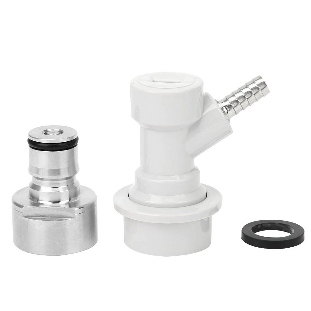 Gas Carbonation Cap Ball Lock Post Home Brewing Keg Connector Distributor Adapter view 2