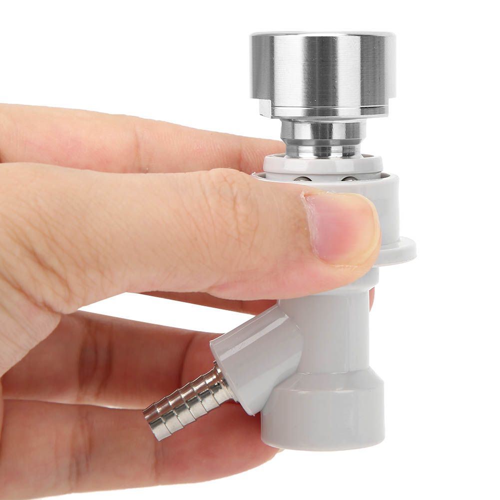 Gas Carbonation Cap Ball Lock Post Home Brewing Keg Connector Distributor Adapter view 8