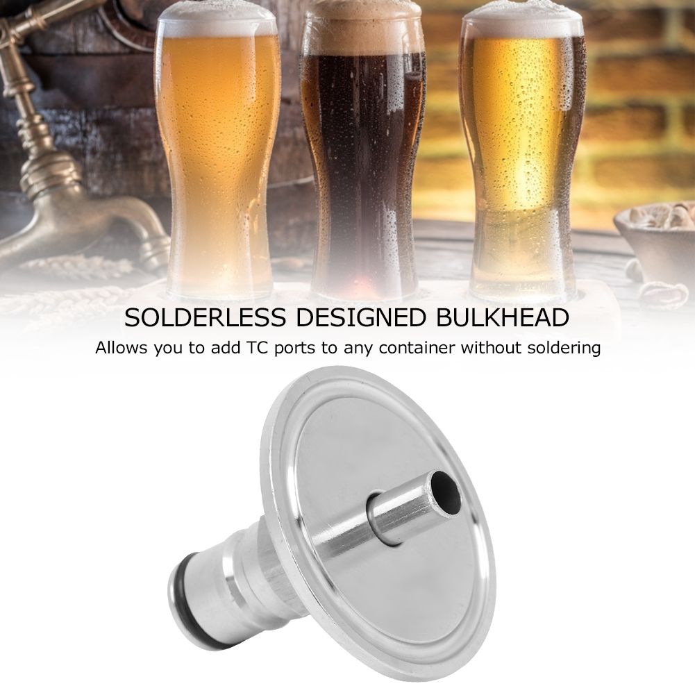 1.5in Liquid Lock Post Tri Clamp to Ball Connector Beer Brewing Accessory view 12