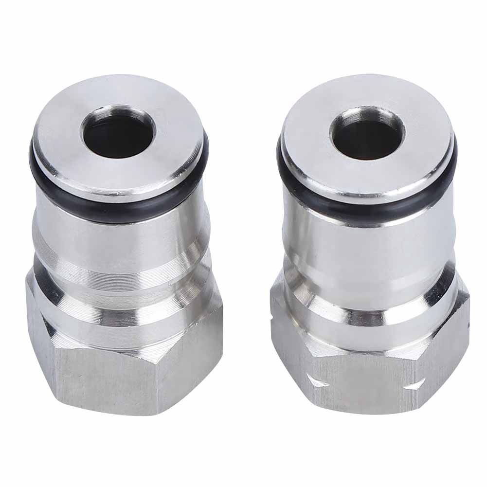 304 Stainless Steel Homebrew Keg Ball Lock Post Connector Adapter 9/16in‑18 view 5