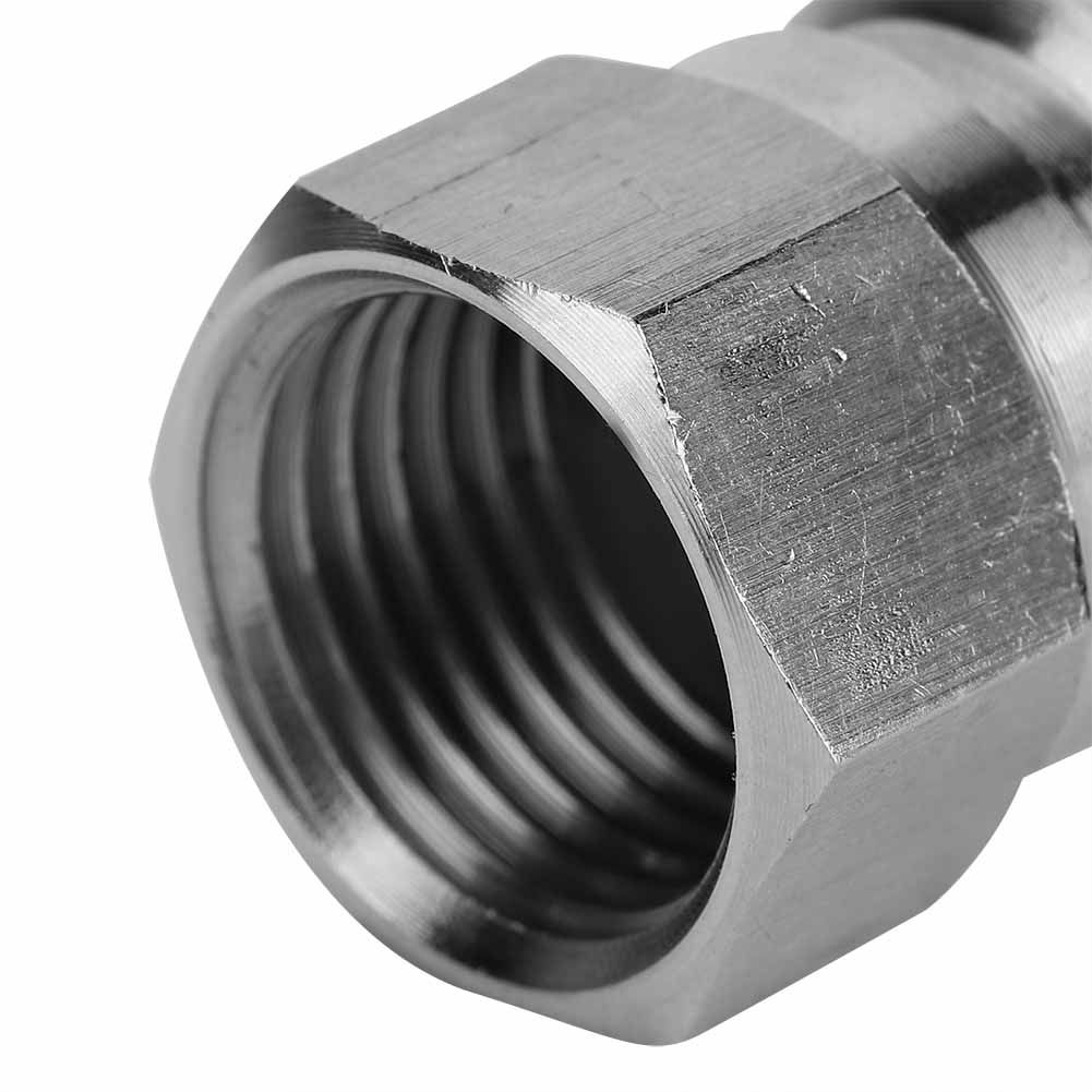 304 Stainless Steel Homebrew Keg Ball Lock Post Connector Adapter 9/16in‑18 view 11