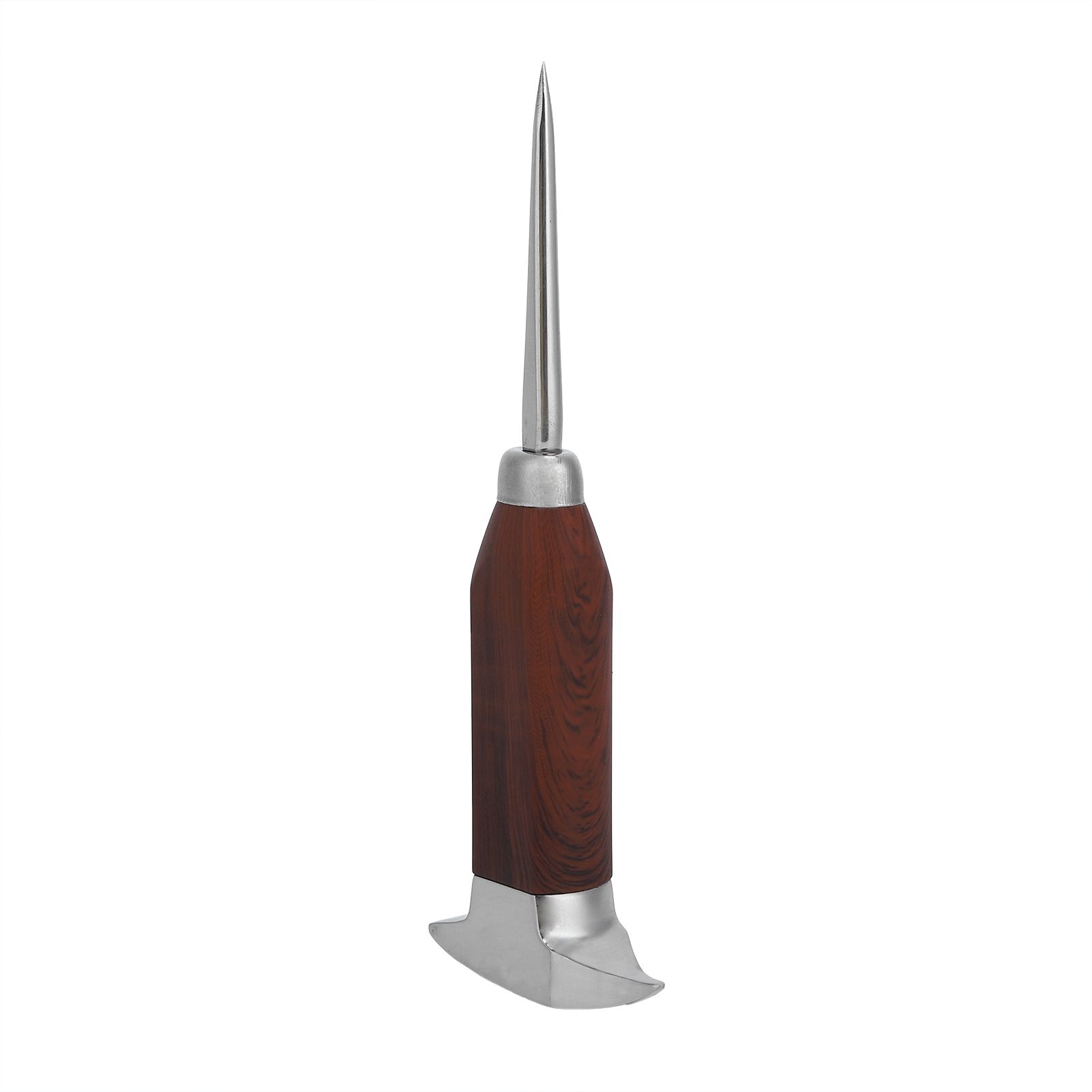 Ice Pick Stainless Steel Ice Pick with Wood Handle Bartender Tool for Bars — image 1