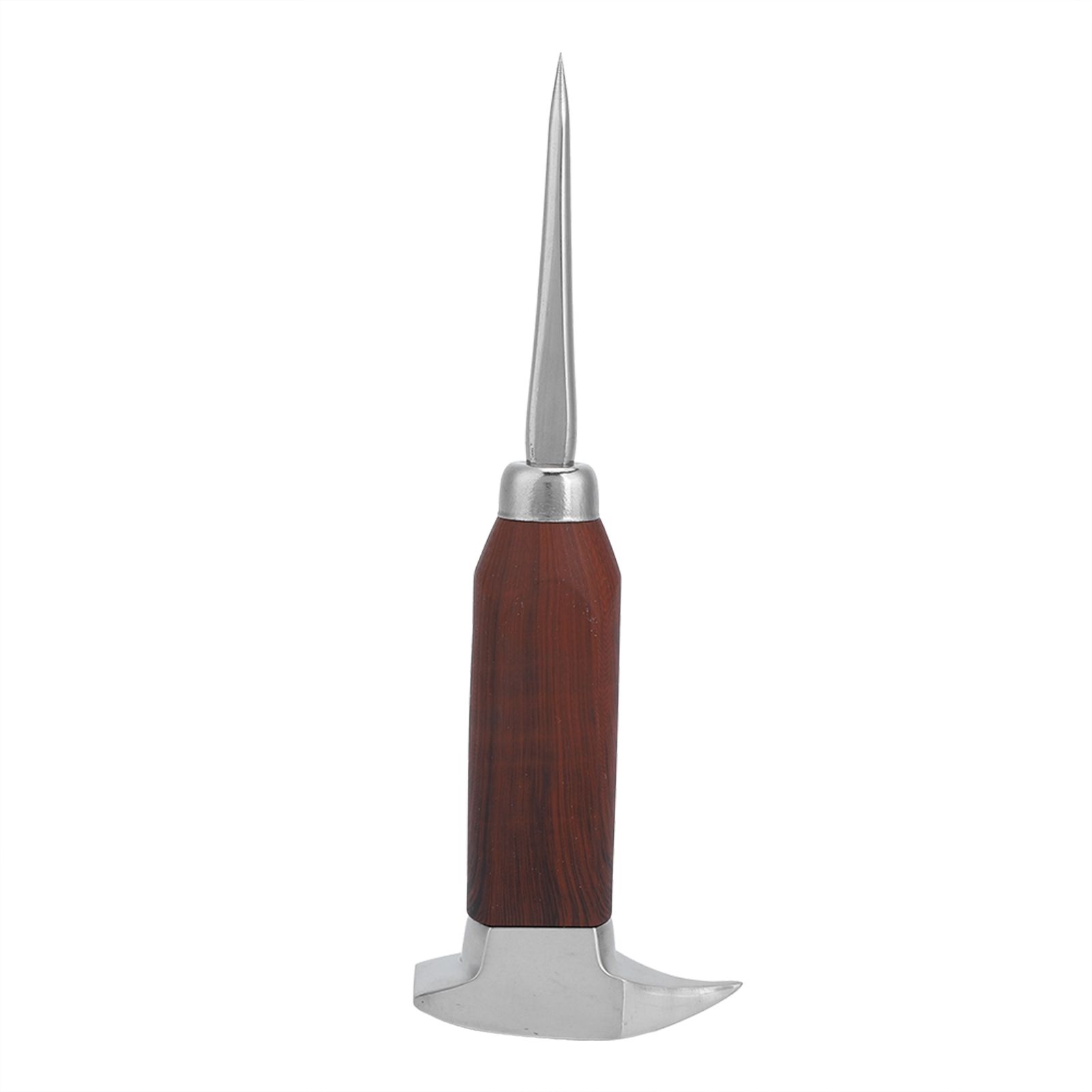Ice Pick Stainless Steel Ice Pick with Wood Handle Bartender Tool for Bars view 2