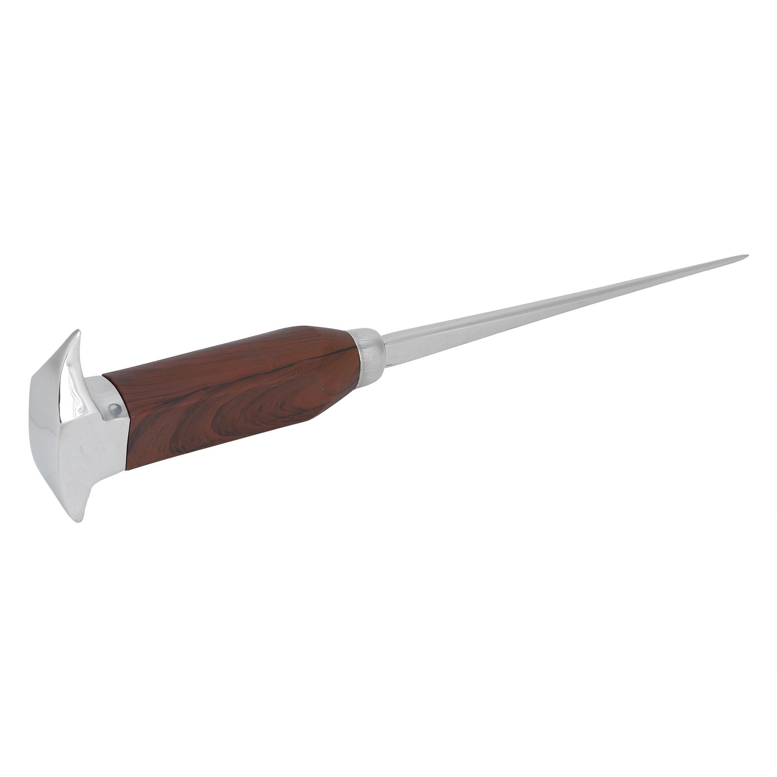 Ice Pick Stainless Steel Ice Pick with Wood Handle Bartender Tool for Bars view 3
