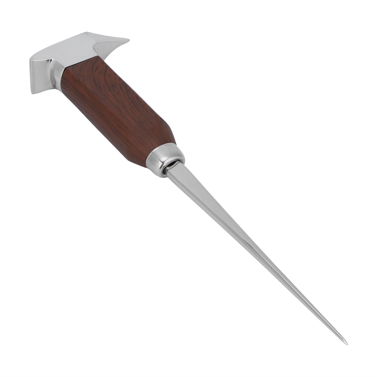Ice Pick Stainless Steel Ice Pick with Wood Handle Bartender Tool for Bars view 4
