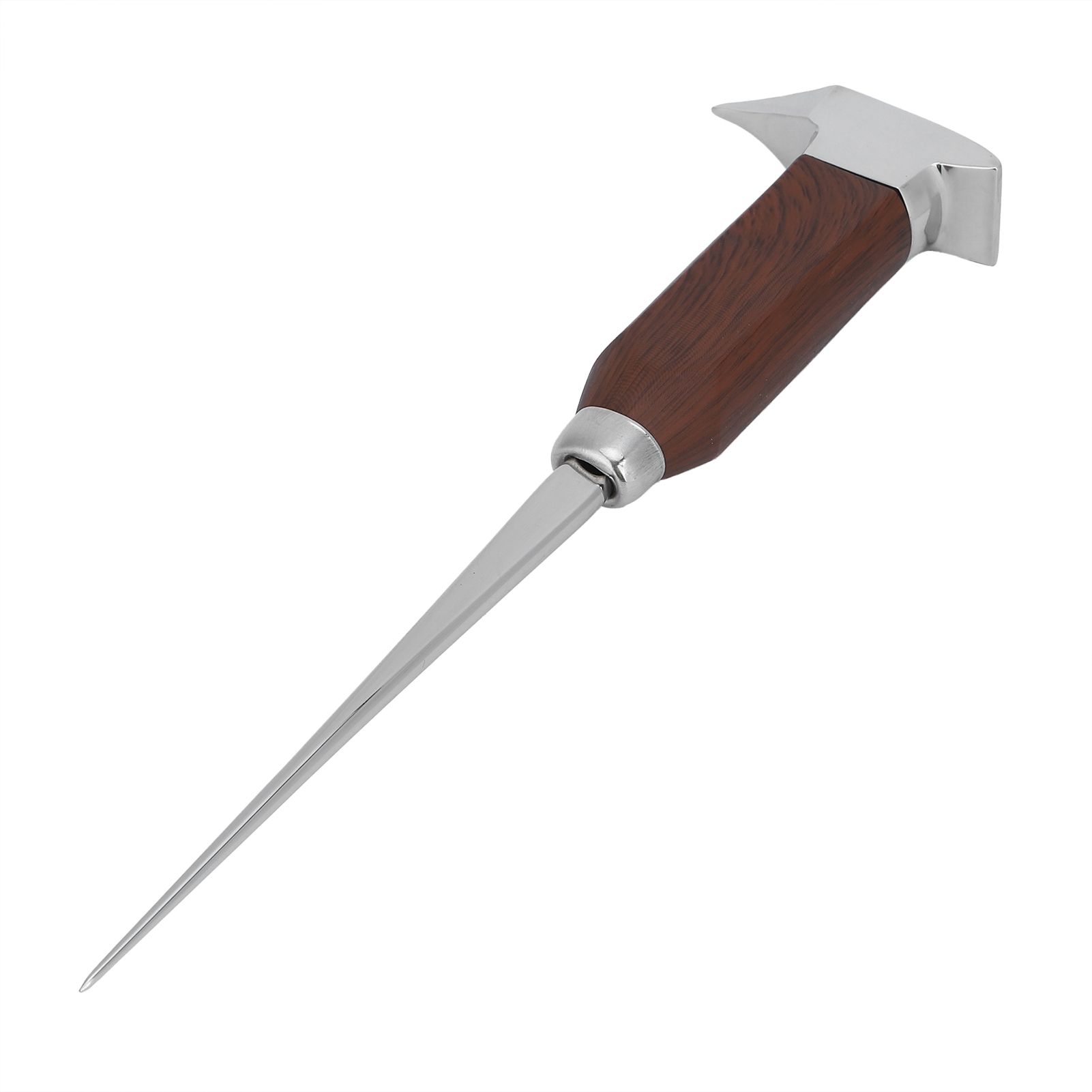 Ice Pick Stainless Steel Ice Pick with Wood Handle Bartender Tool for Bars view 8