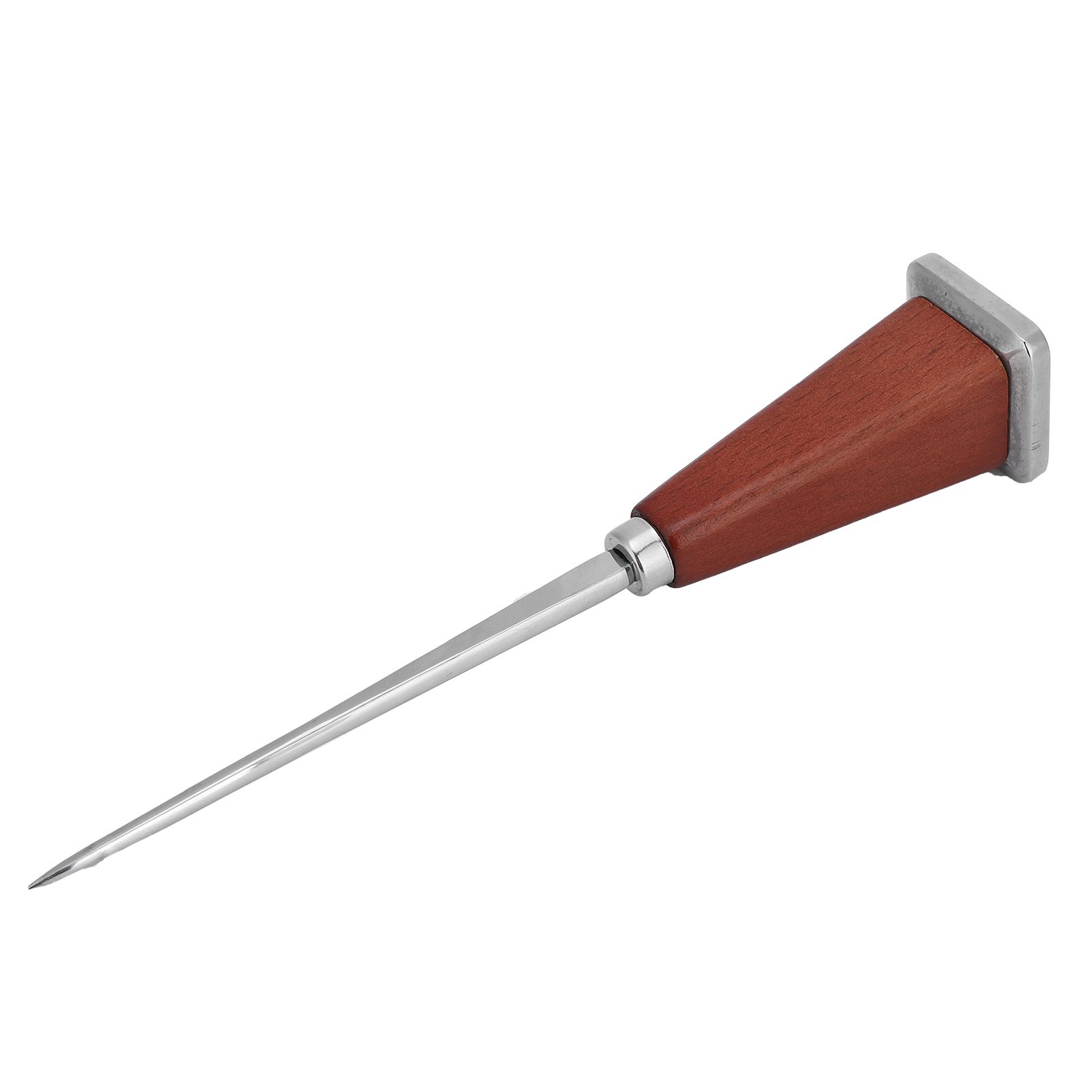 Ice Pick Stainless Steel Ice Pick with Wood Handle Bartender Tool for Bars view 3