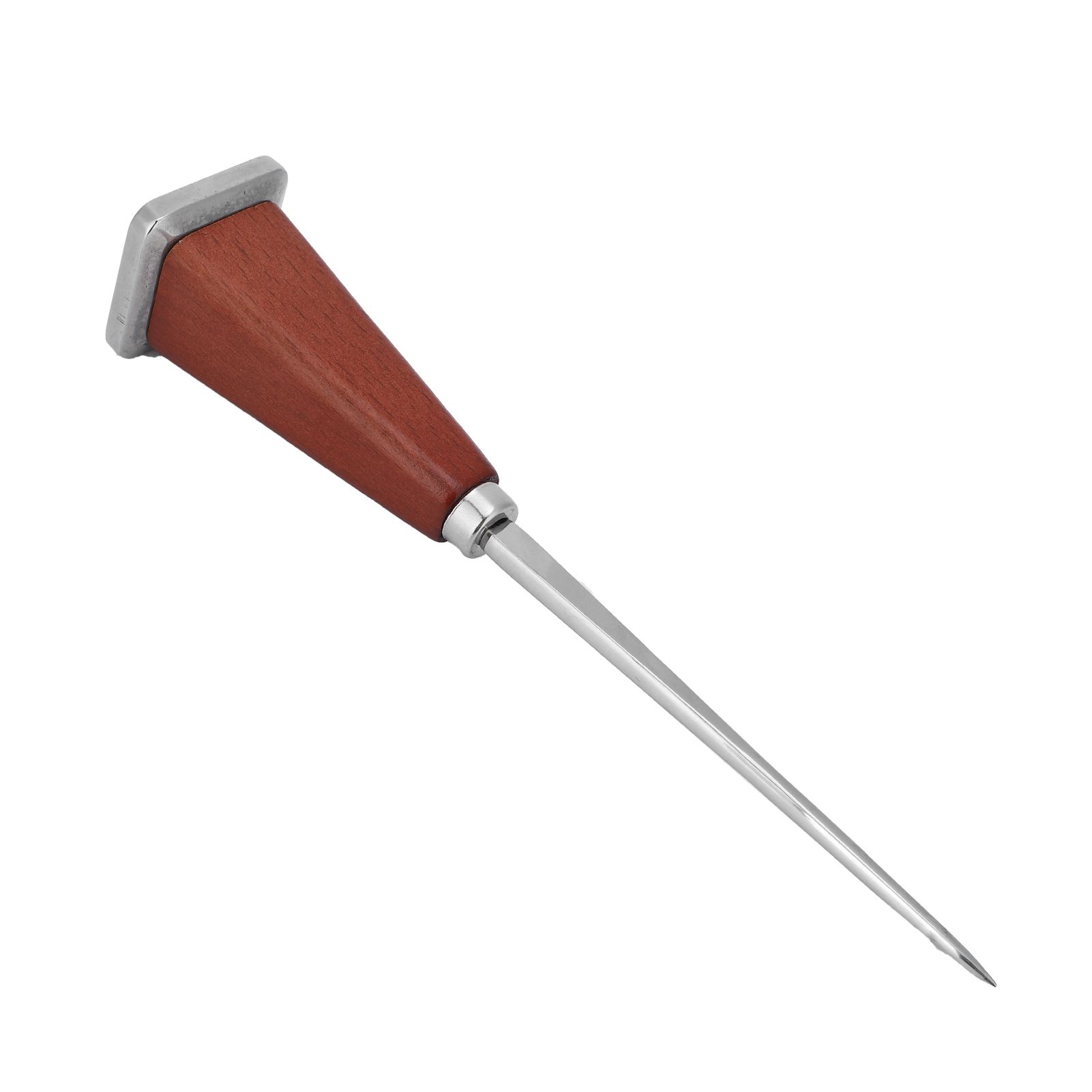 Ice Pick Stainless Steel Ice Pick with Wood Handle Bartender Tool for Bars view 4