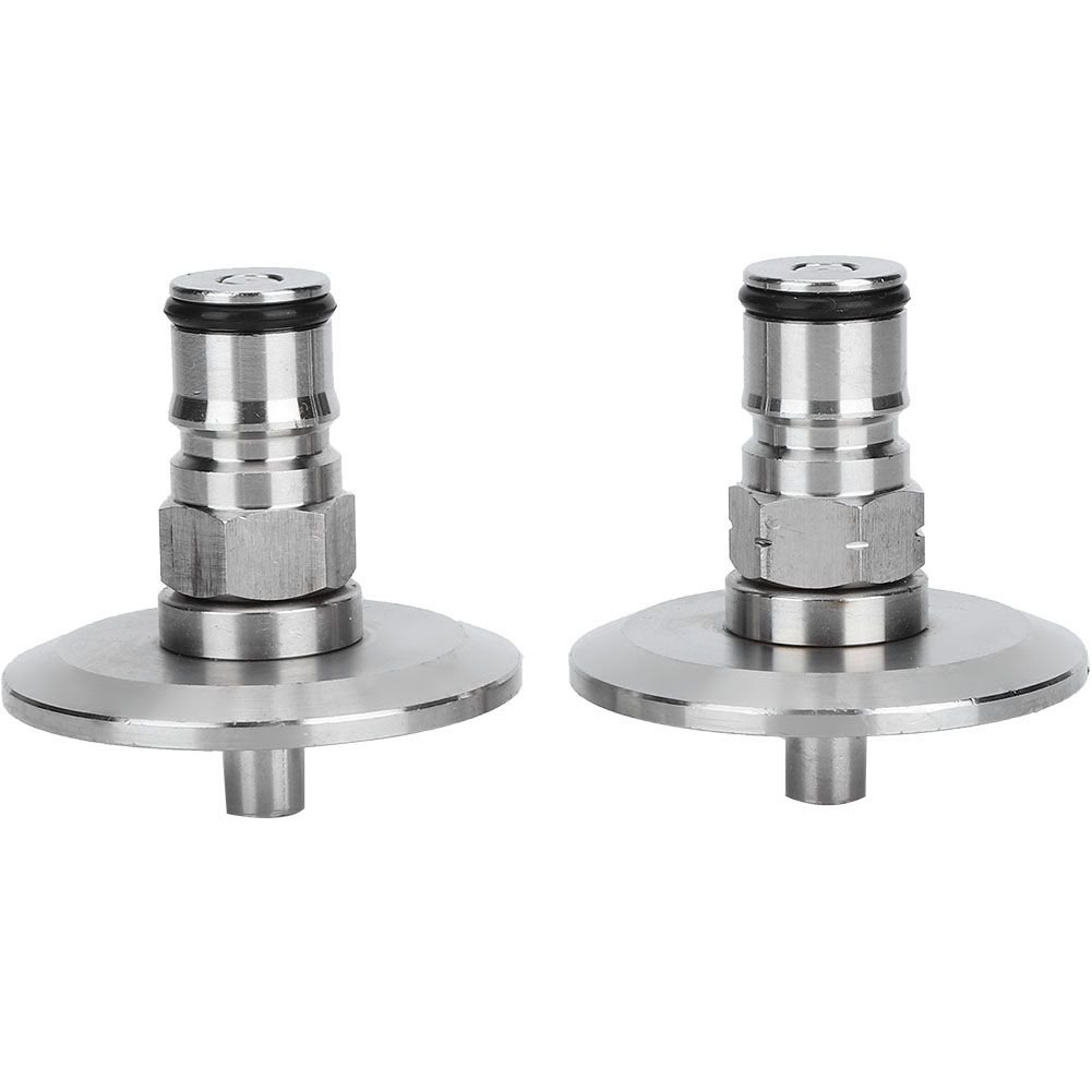 2Pcs 304 Stainless Steel Homebrew Keg 1.5in TriClamp to Ball Lock Post Adapter view 2