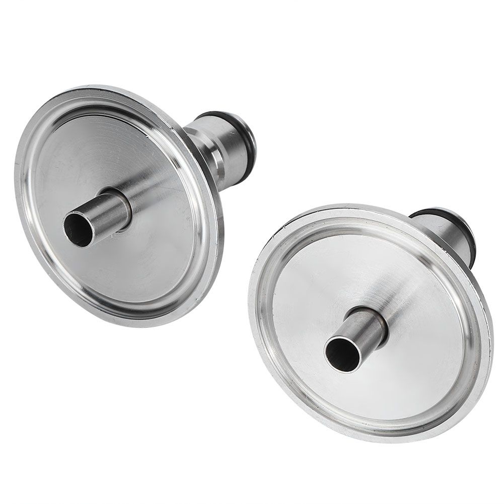 2Pcs 304 Stainless Steel Homebrew Keg 1.5in TriClamp to Ball Lock Post Adapter view 4