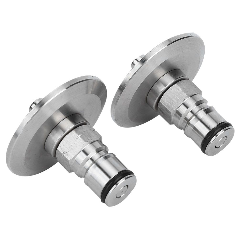 2Pcs 304 Stainless Steel Homebrew Keg 1.5in TriClamp to Ball Lock Post Adapter view 5