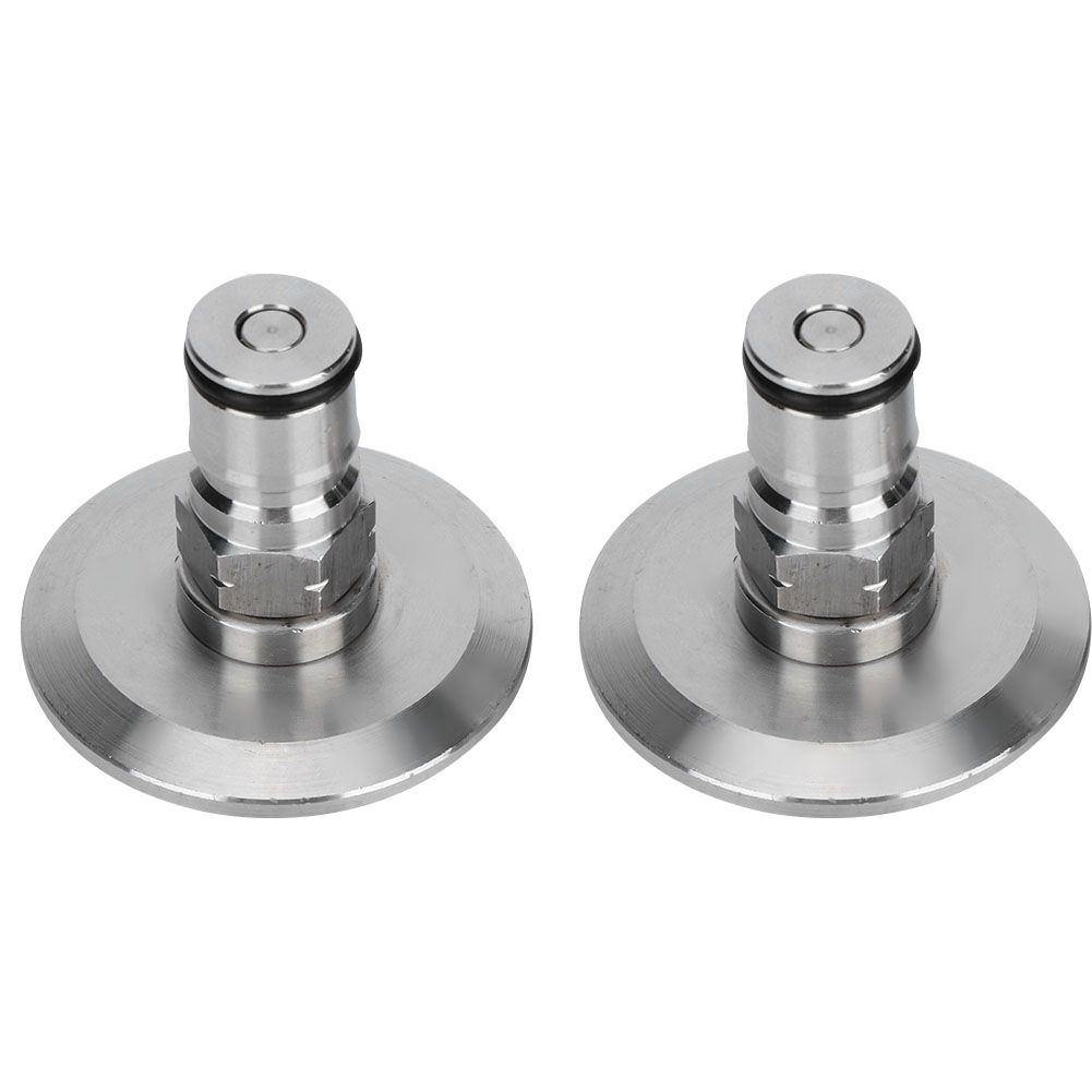 2Pcs 304 Stainless Steel Homebrew Keg 1.5in TriClamp to Ball Lock Post Adapter view 6
