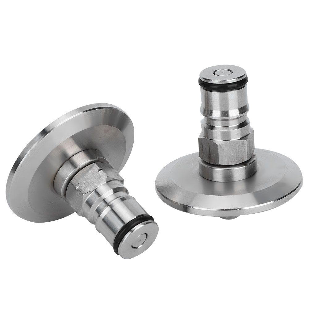 2Pcs 304 Stainless Steel Homebrew Keg 1.5in TriClamp to Ball Lock Post Adapter view 7