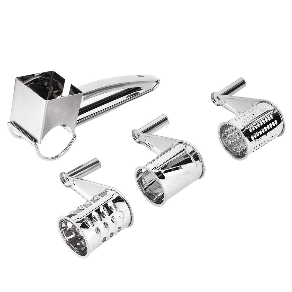MultiFunction Stainless Steel Cheese Grater Hand Cranked Rotatable Cheese view 3