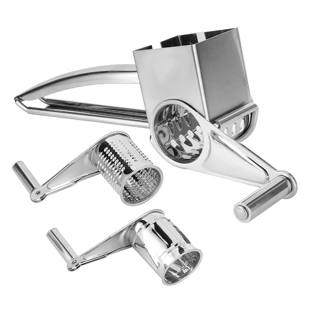 MultiFunction Stainless Steel Cheese Grater Hand Cranked Rotatable Cheese view 5