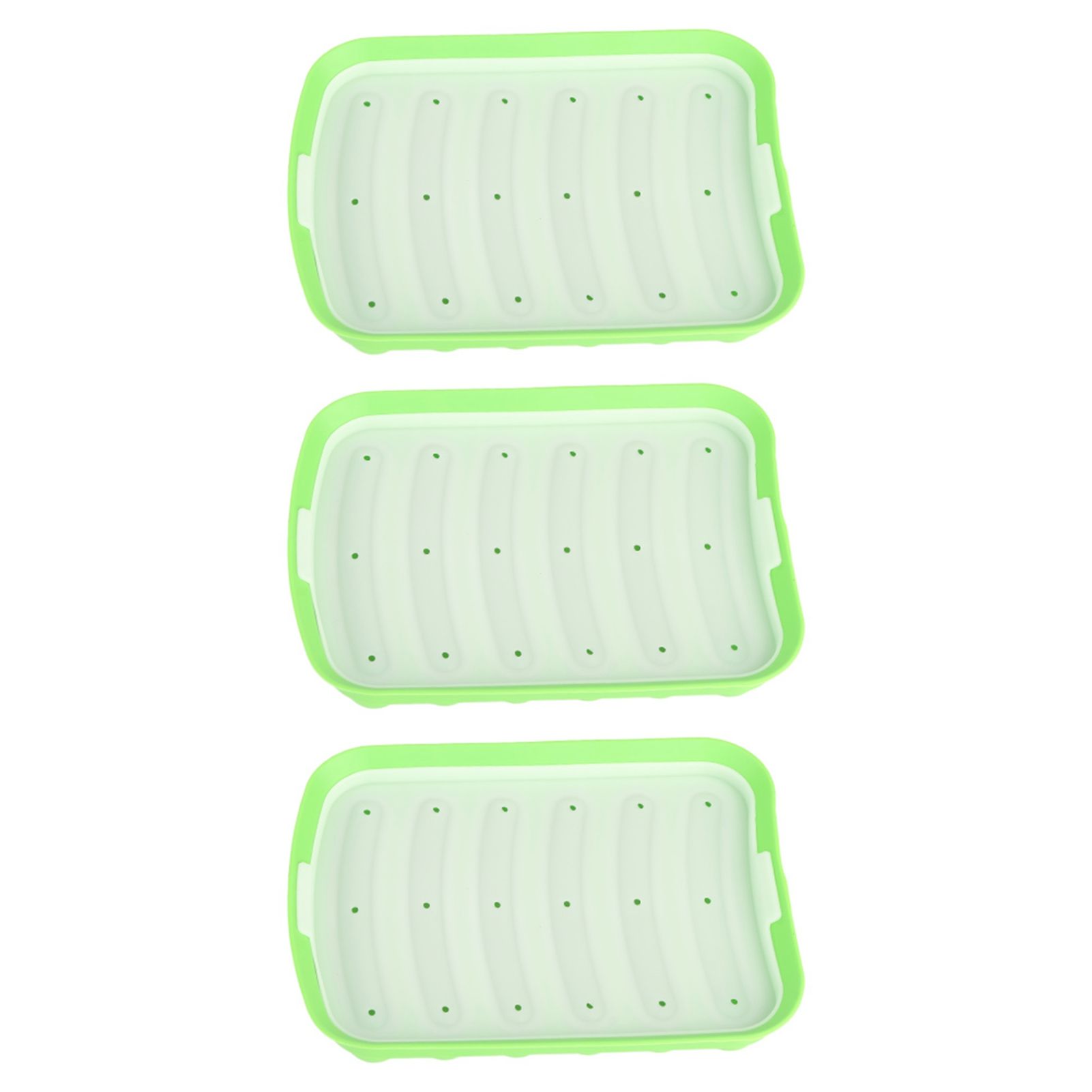 3PCS Sausage Hot Dogs Silicone Mold DIY Ham Making Mould Baby Food Supplement view 2