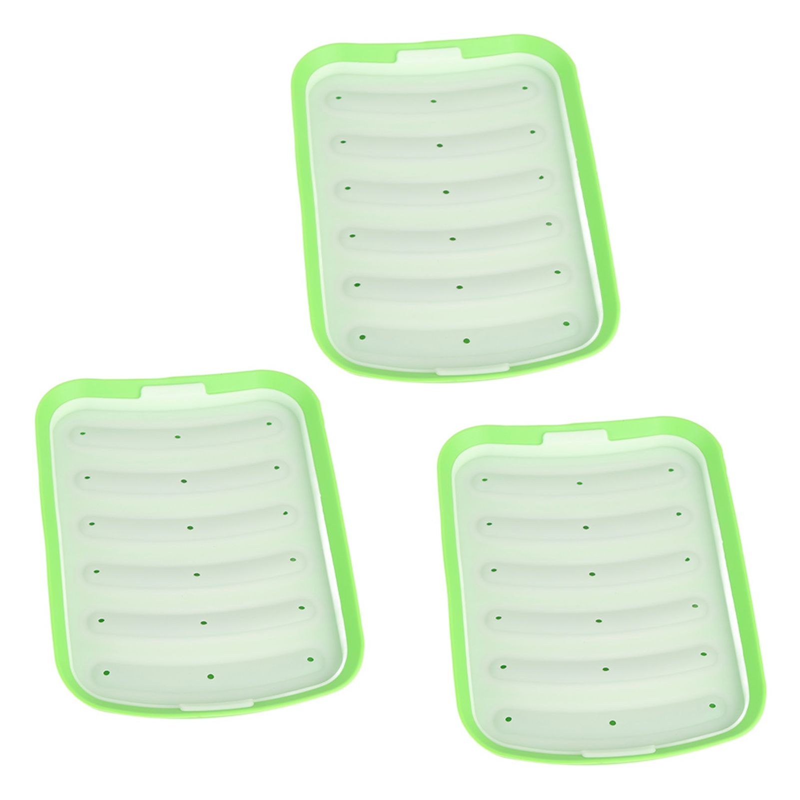 3PCS Sausage Hot Dogs Silicone Mold DIY Ham Making Mould Baby Food Supplement view 7