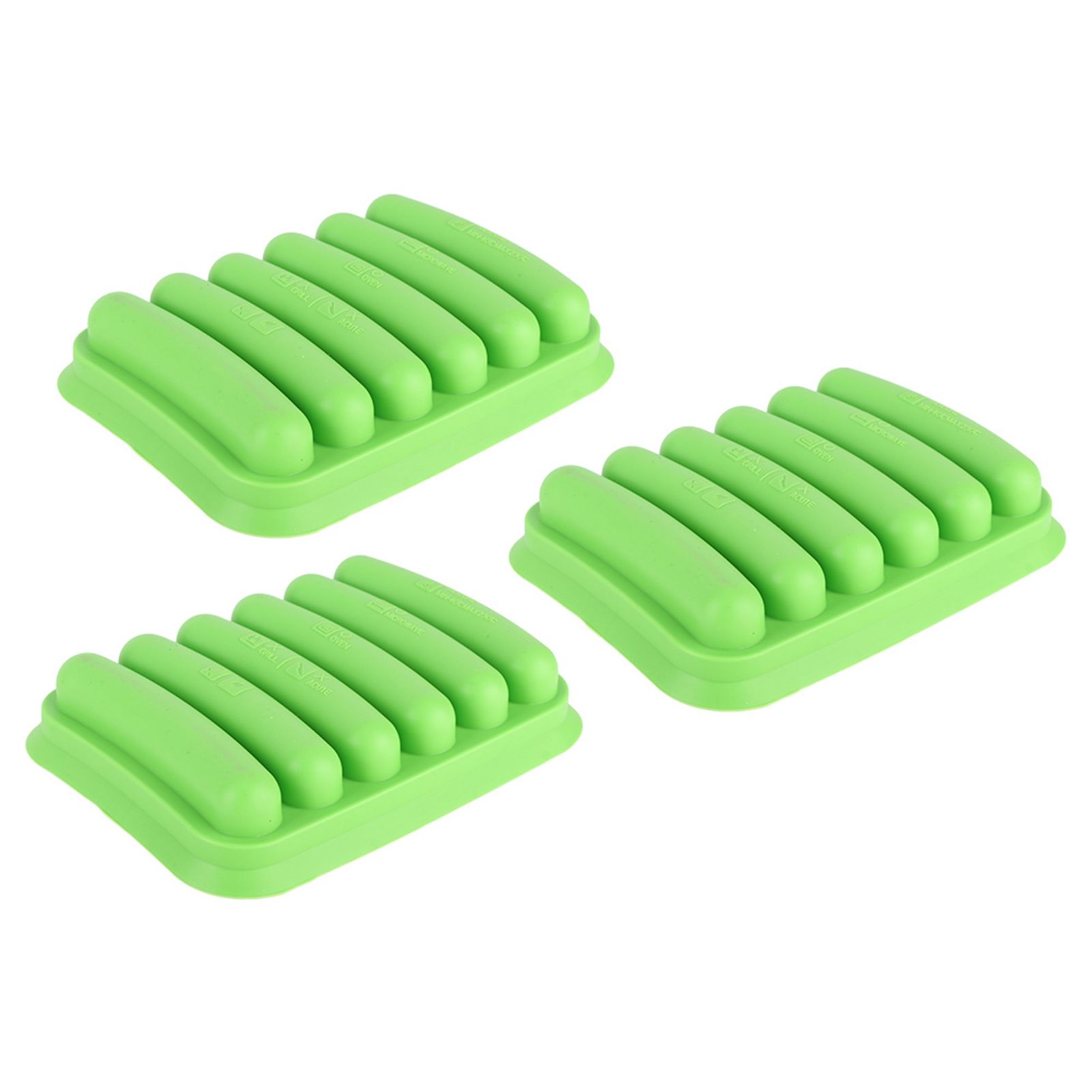 3PCS Sausage Hot Dogs Silicone Mold DIY Ham Making Mould Baby Food Supplement view 8
