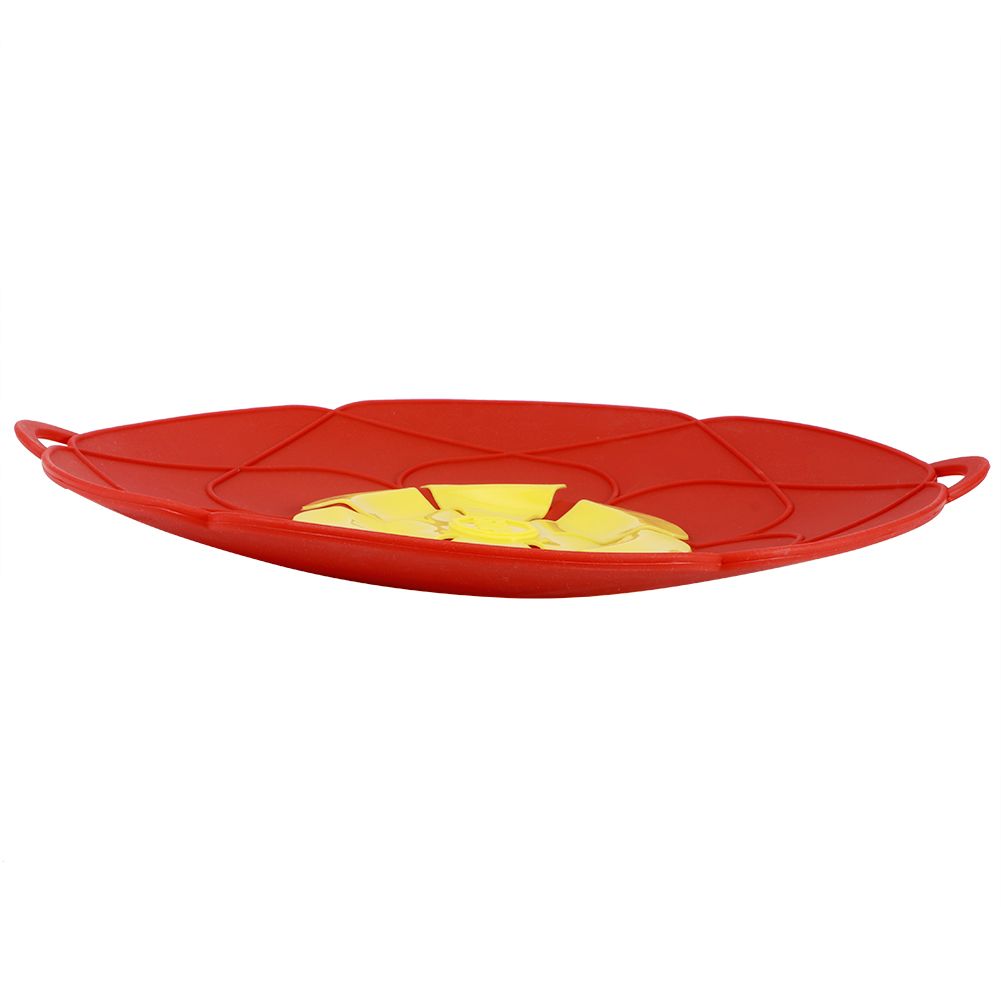 28CM Anti Overflow Dustproof Spill Stopper Silicone Pot Lid Cover Kitchen view 3