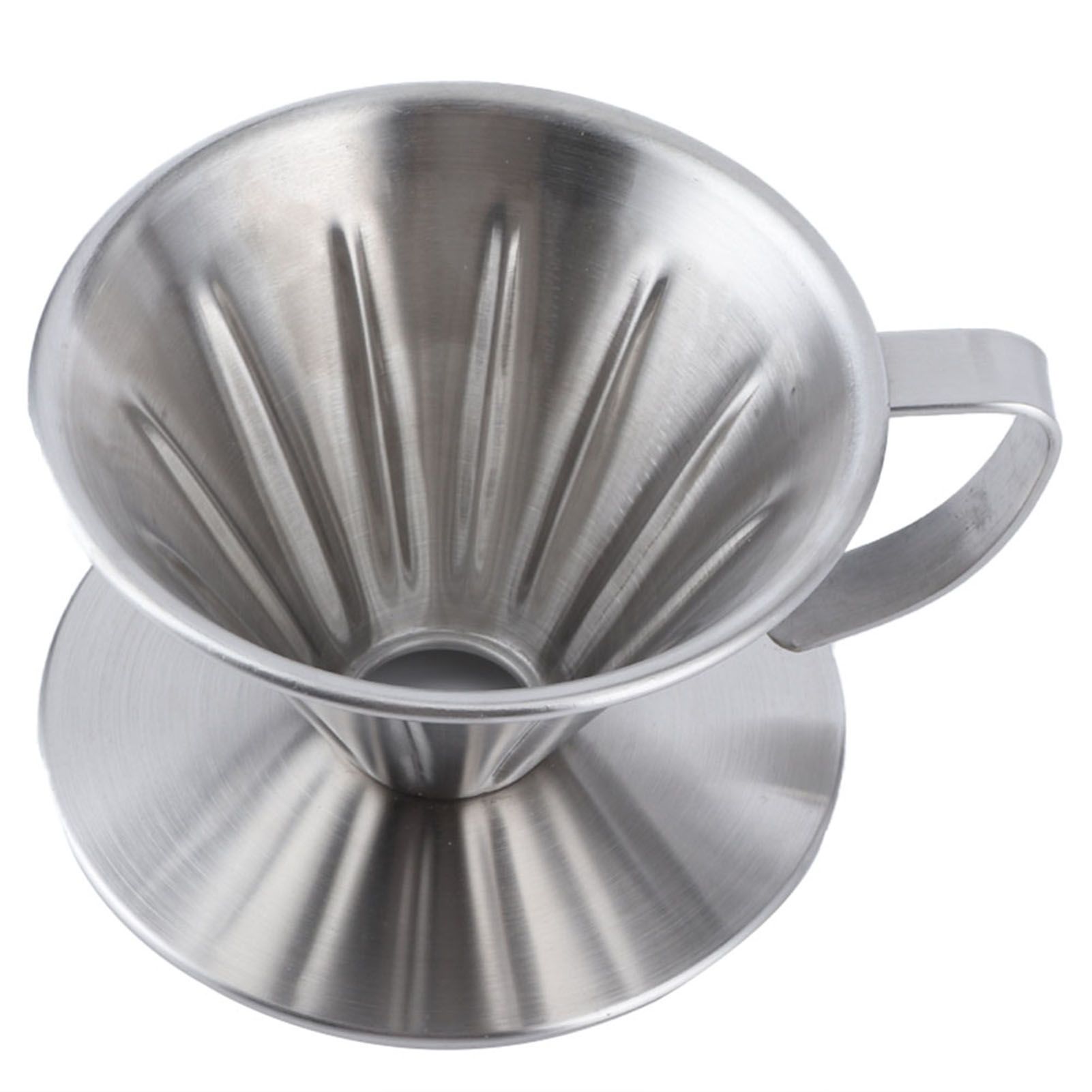 Stainless Steel Pour Over Coffee Dripper Cone Filter Cup Stand Coffee Machine view 3