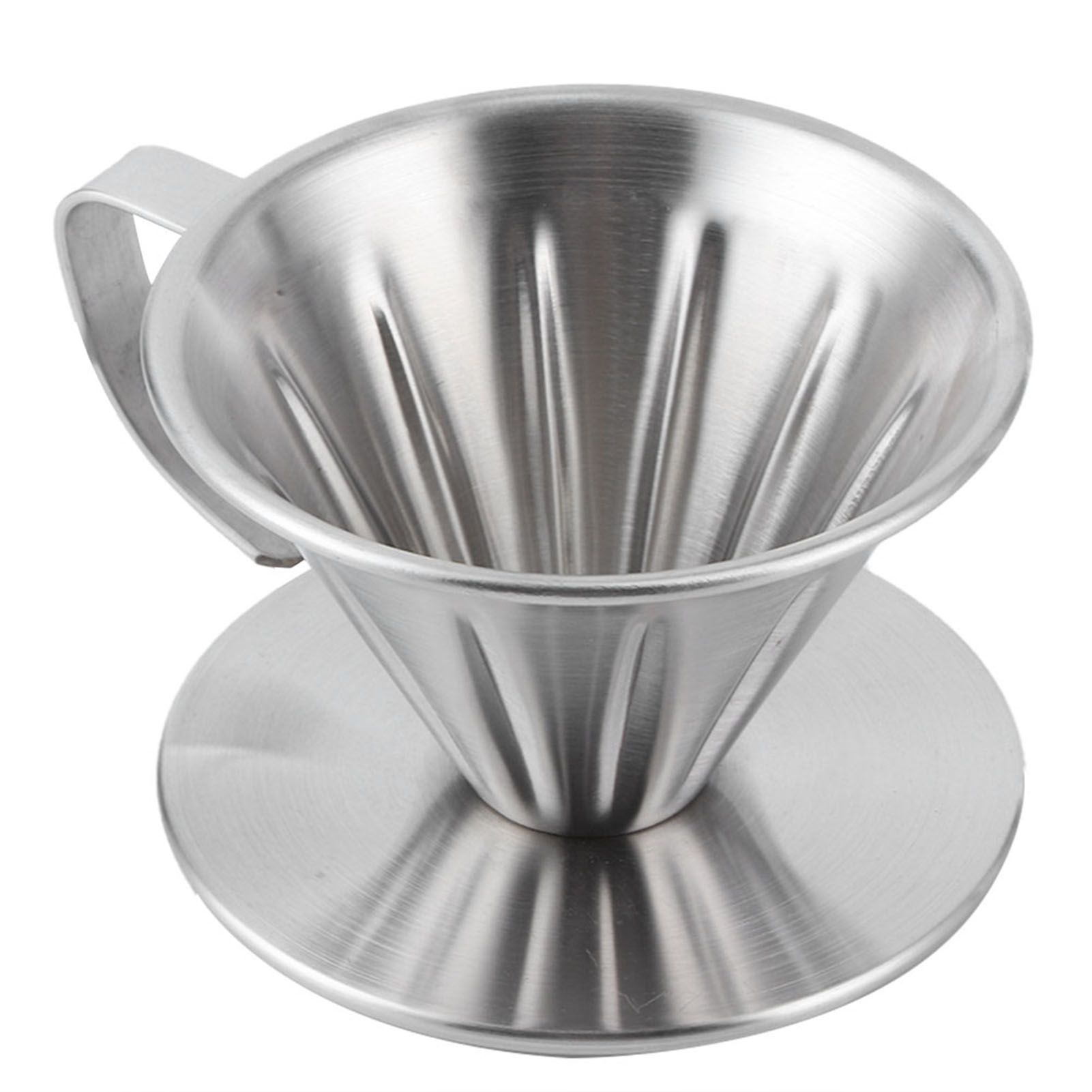 Stainless Steel Pour Over Coffee Dripper Cone Filter Cup Stand Coffee Machine view 4