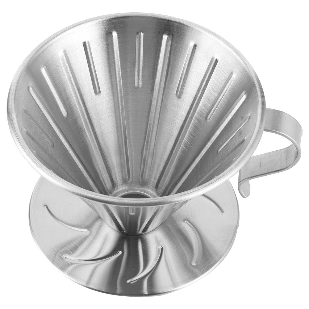 Stainless Steel Pour Over Coffee Dripper Cone Filter Cup Stand Coffee Machine view 3