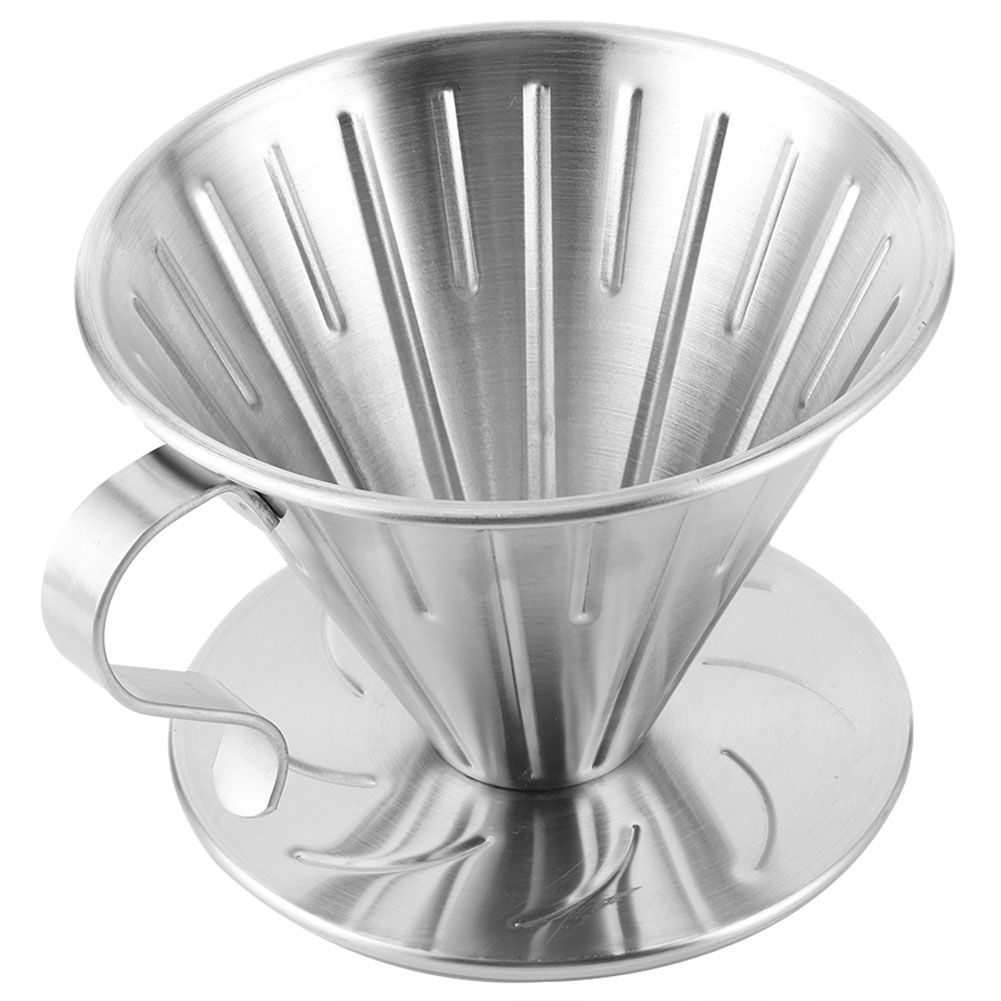 Stainless Steel Pour Over Coffee Dripper Cone Filter Cup Stand Coffee Machine view 5
